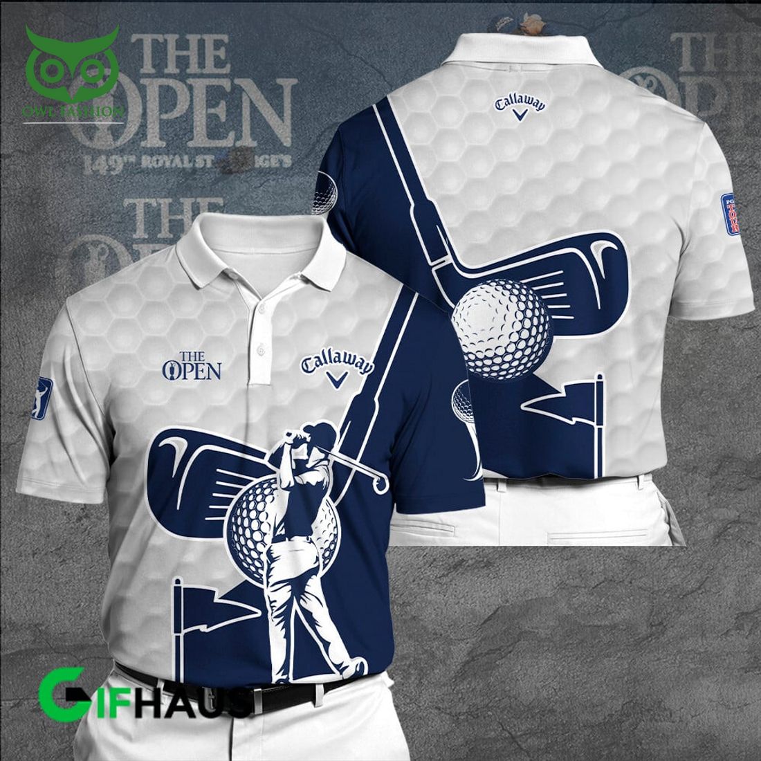 callaway x the open championship gray blue 3d shirt 1 bFPXc