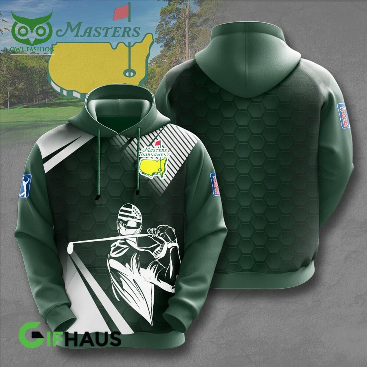 cleveland golf master tournament 3d polo hoodie longsleeves 1 4SDWh