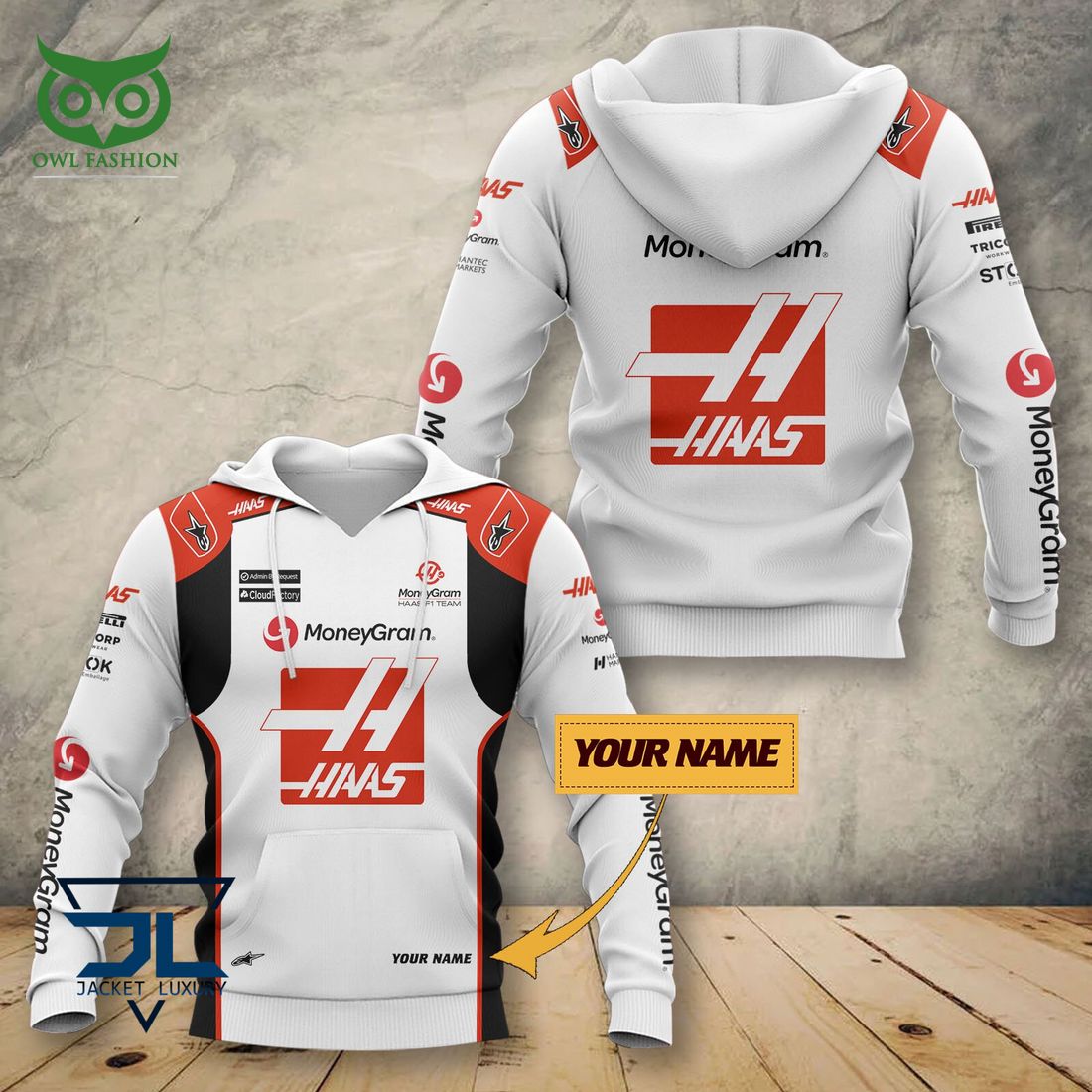 Haas F1 Team 3D Printed Shirt