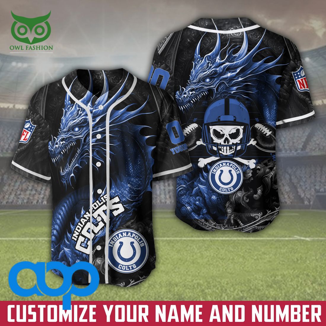 indianapolis colts nfl 3d personalized dragon baseball jersey shirt 1 lu0Ge