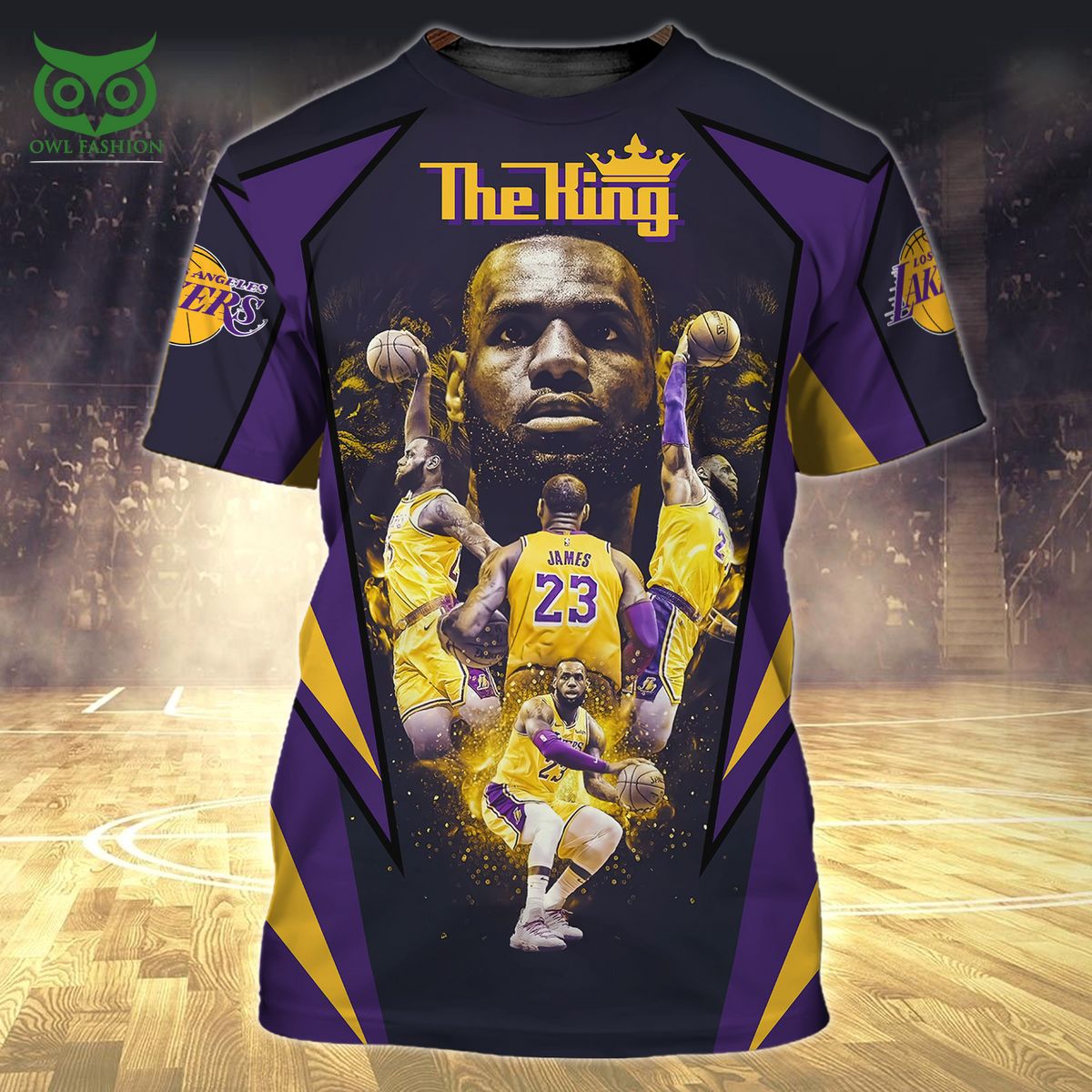 King Lebron James 23 Los Angeles Lakers Shirt - High-Quality Printed Brand