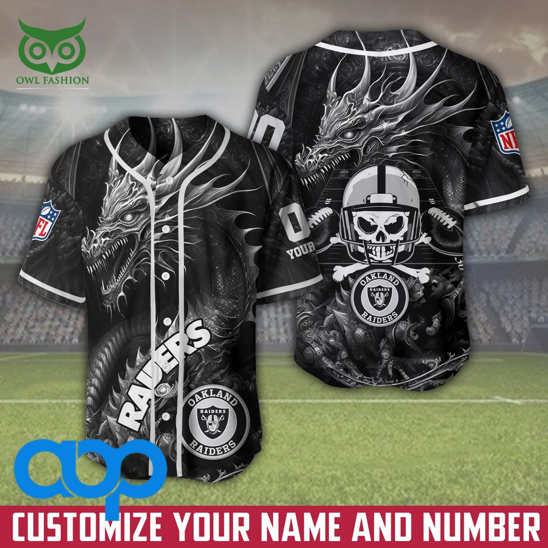 las vegas raiders nfl 3d personalized dragon baseball jersey shirt 1 AaaXj