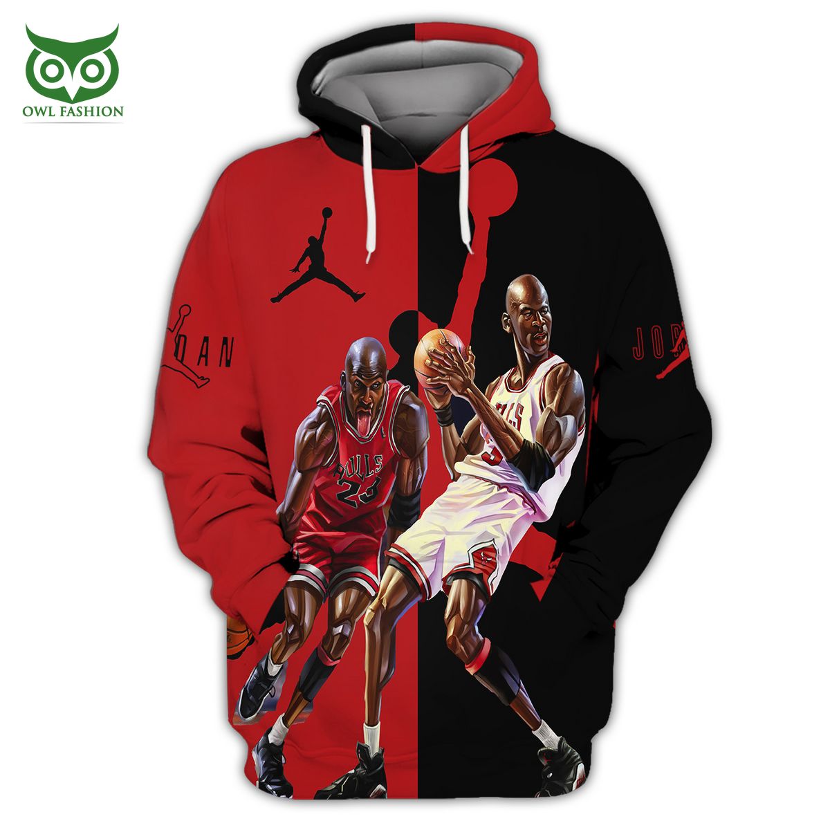 Michael Jordan 23 Chicago Bulls NBA Champion 3D TShirt Hoodie