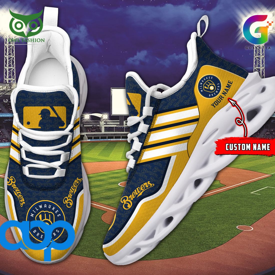 milwaukee brewers personalized new max soul sneaker 1 KrboI