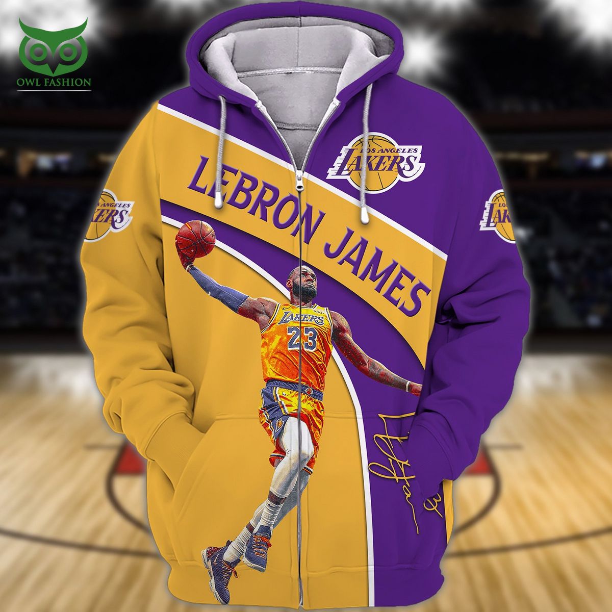 Los Angeles Lakers Hoodie 3D - Teeruto