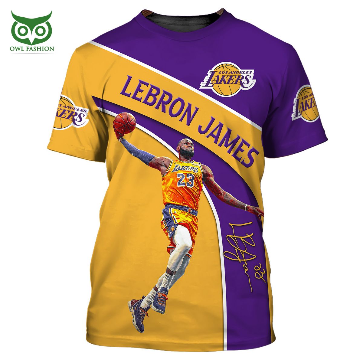 NBA, Shirts, Lebron James Los Angeles Lakers 23 Black Yellow Nba Jersey  Shirt Size Large New