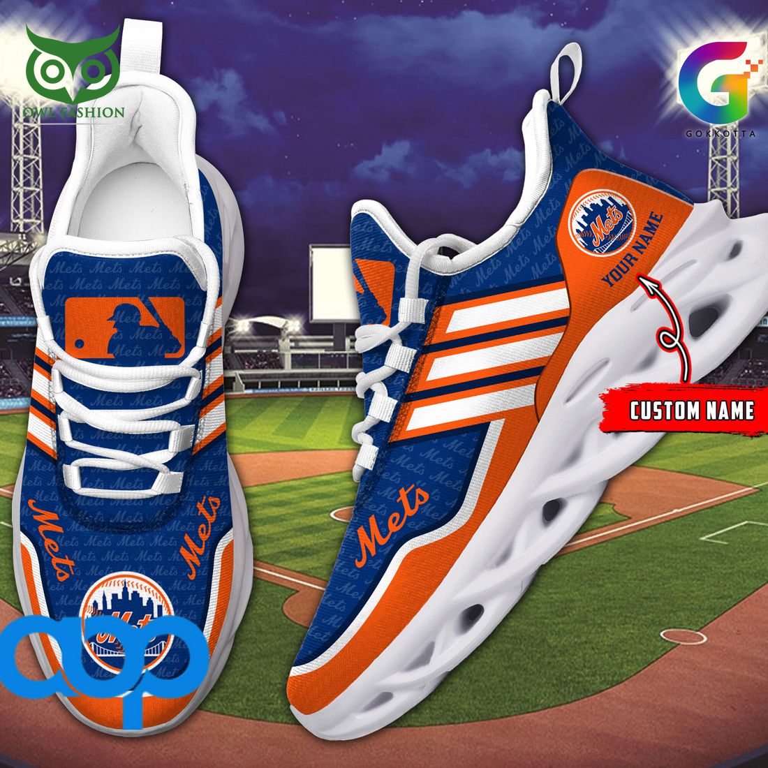 new york mets mlb personalized new max soul sneaker 1 w7knF