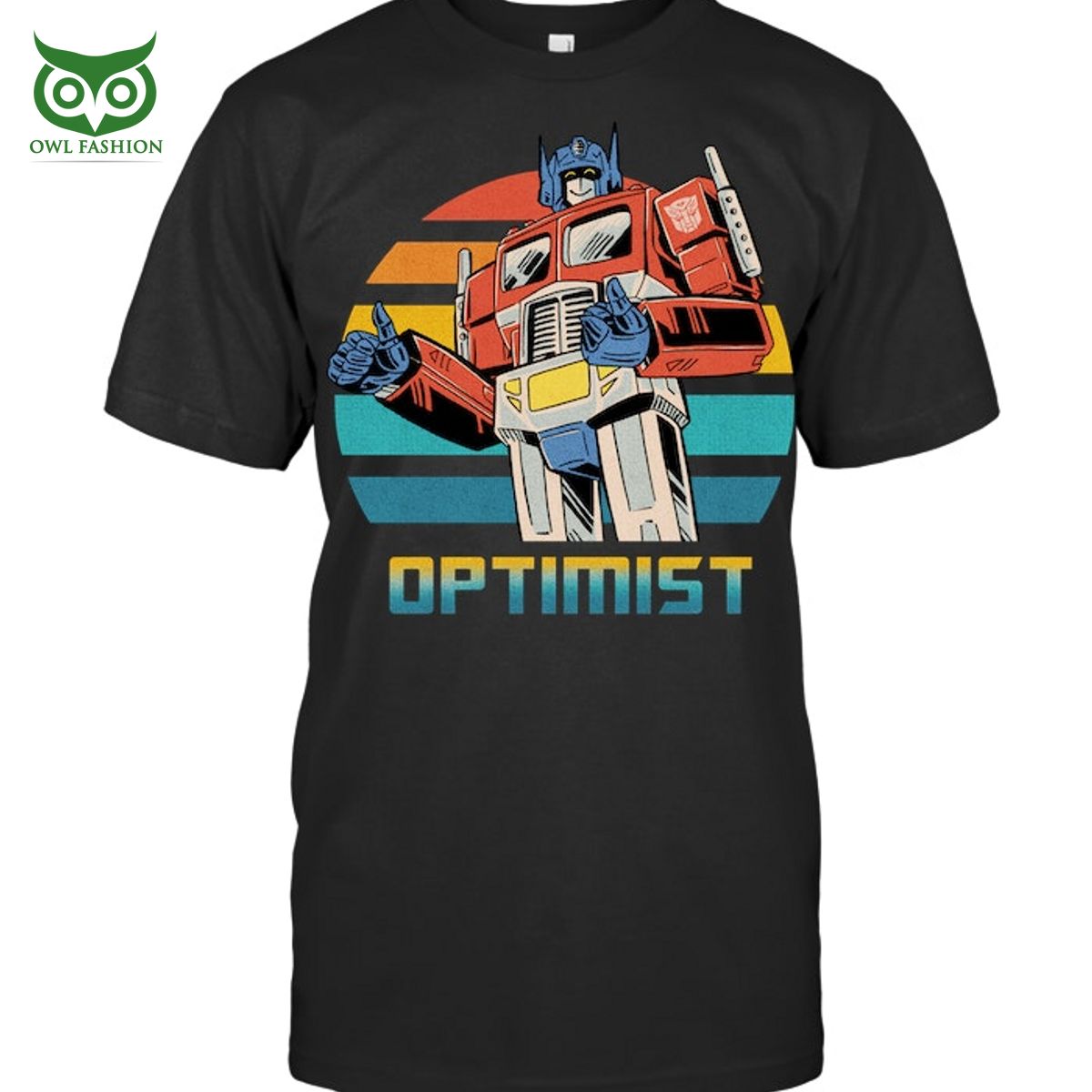 optimist prime transformer robot anime 2d t shirt 1 fTaHi