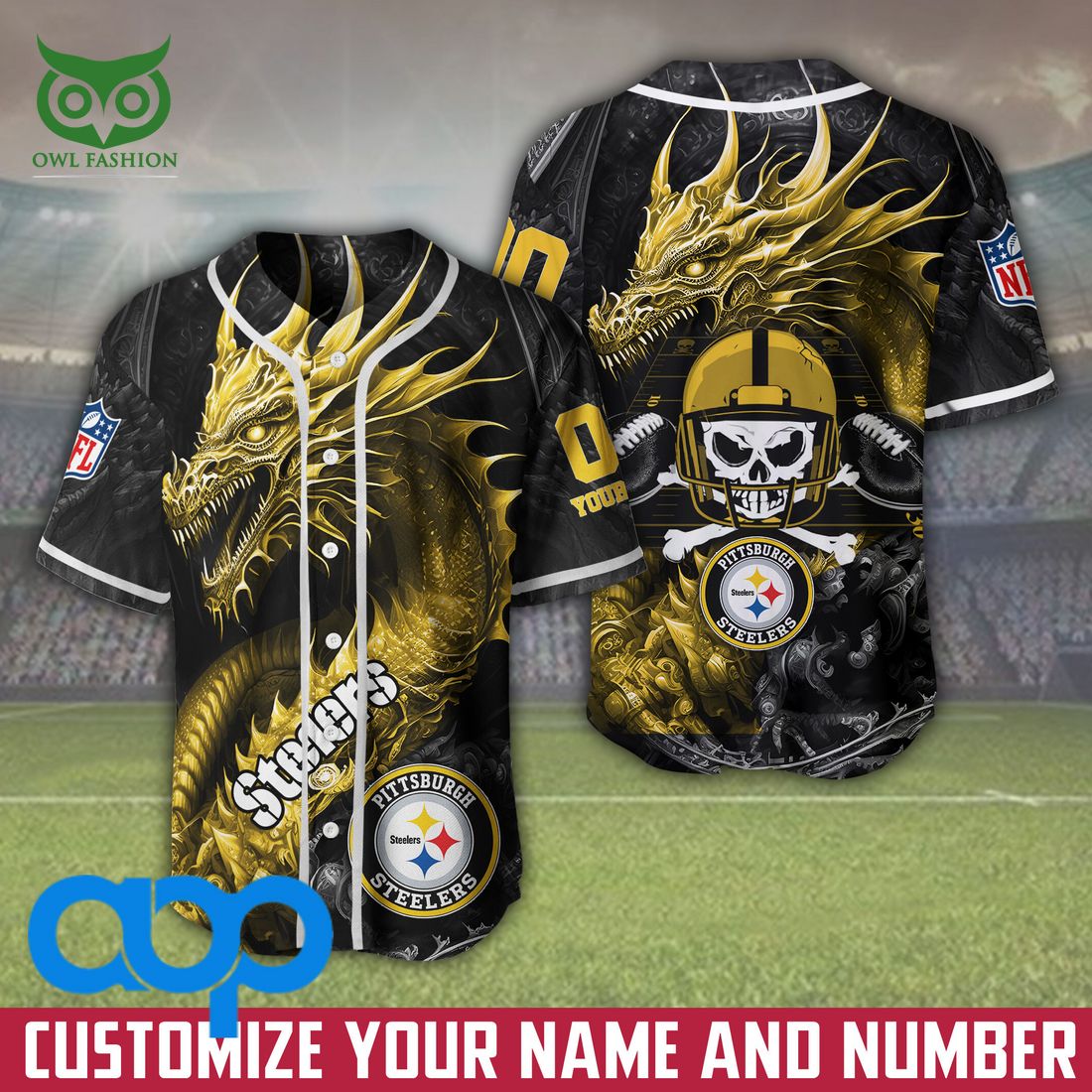 personalized pittsburgh steelers jersey
