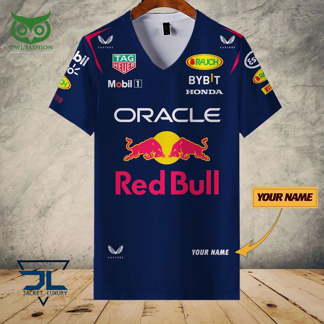 Red Bull Racing 3D Printed Shirt - Owl Fashion Shop