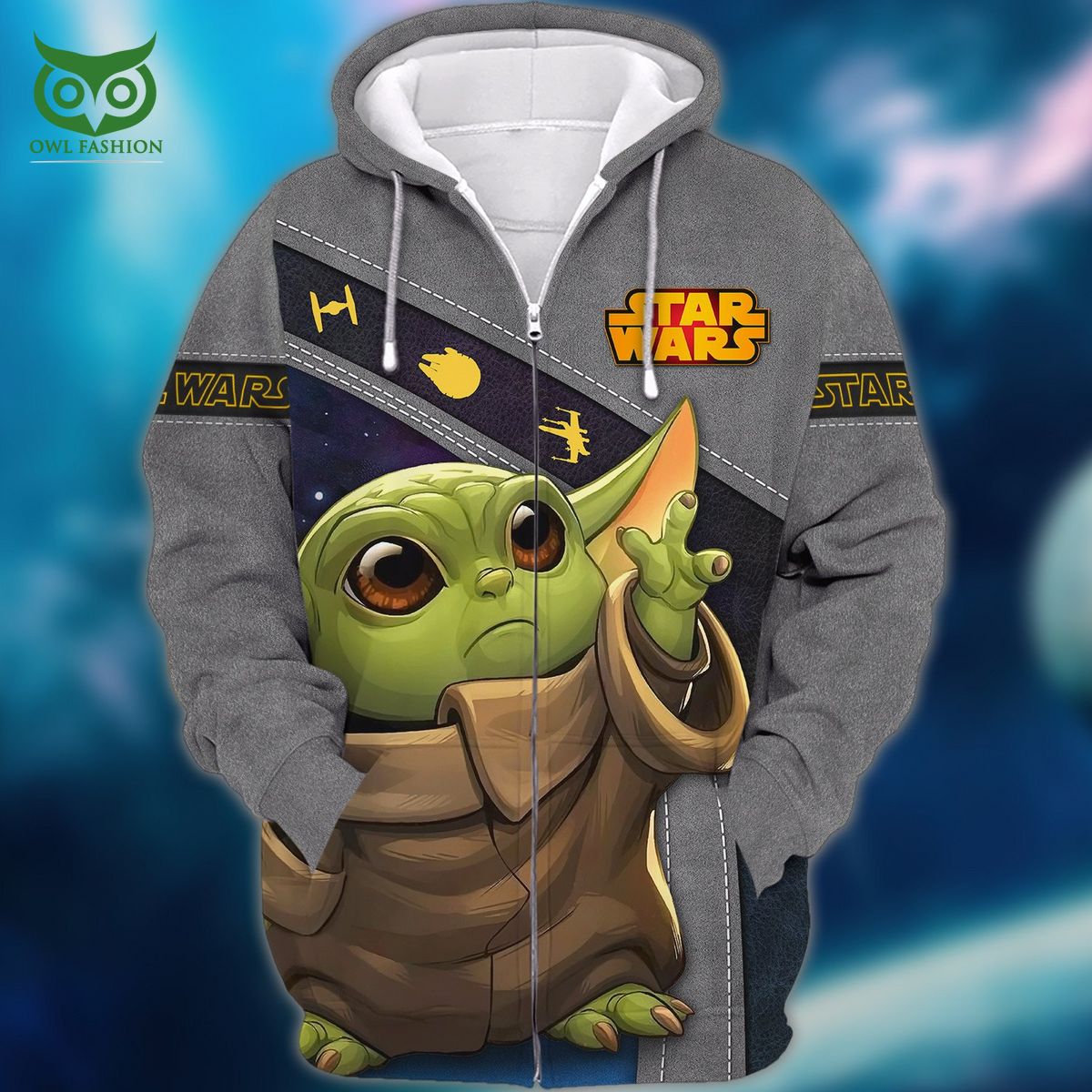 star wars movie baby yoda 3d zipper hoodie tshirt 1 ftxRL
