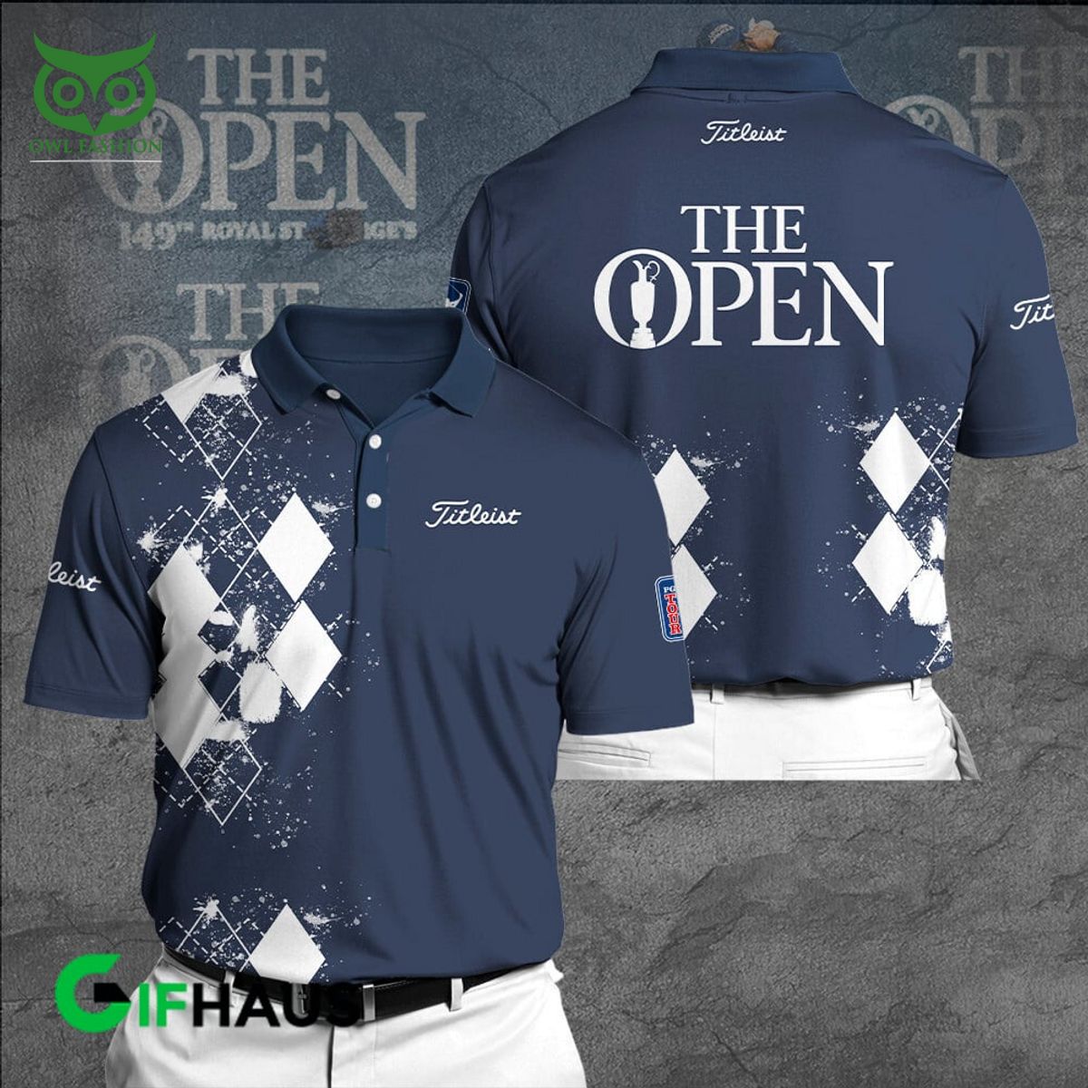 mønt Kakadu banner Titleist Golf PGA Tour The Open 3D Hoodie Polo Tshirt - Owl Fashion Shop
