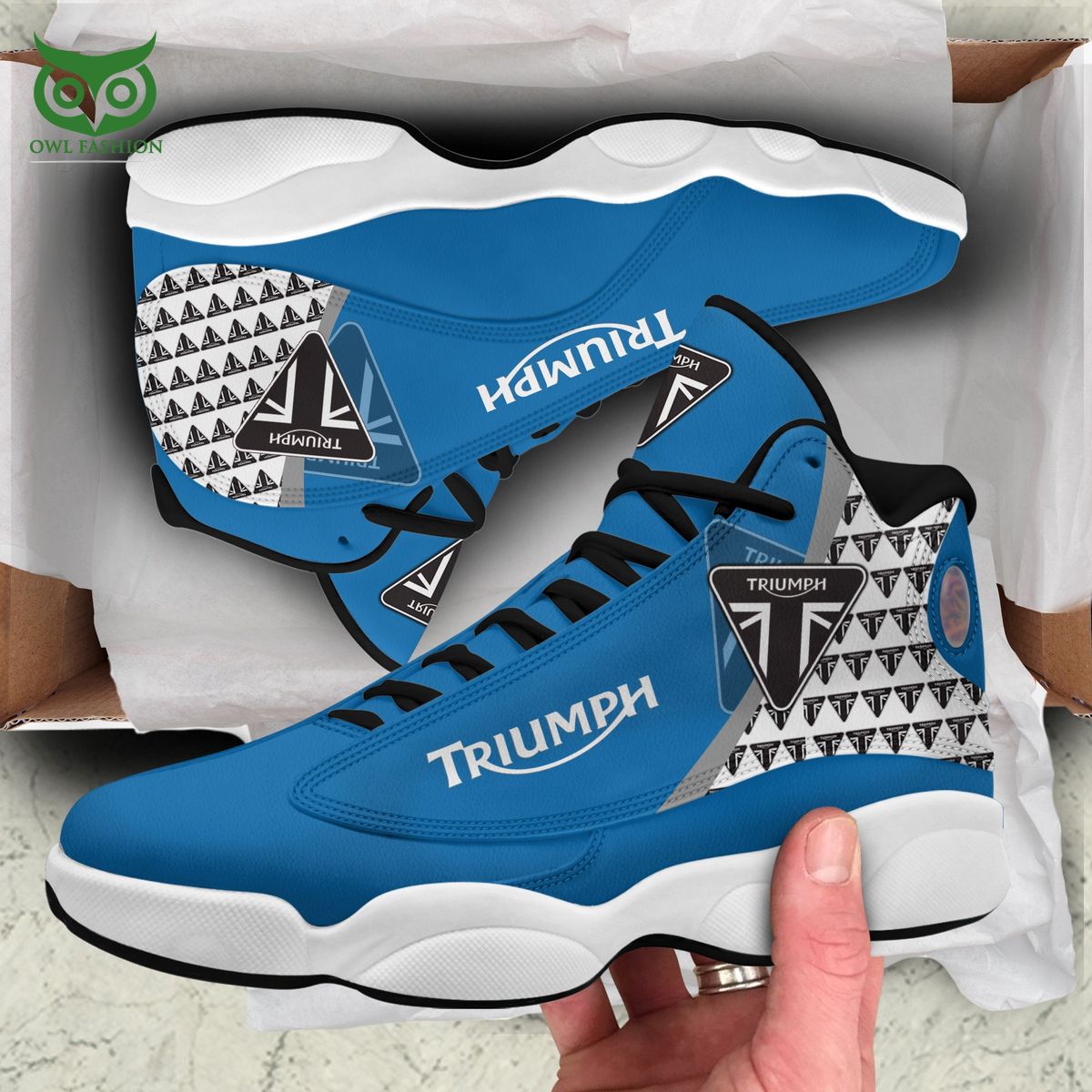 triumph motorcycles brand blue air jordan 13 sneakers 1 4IfZ6