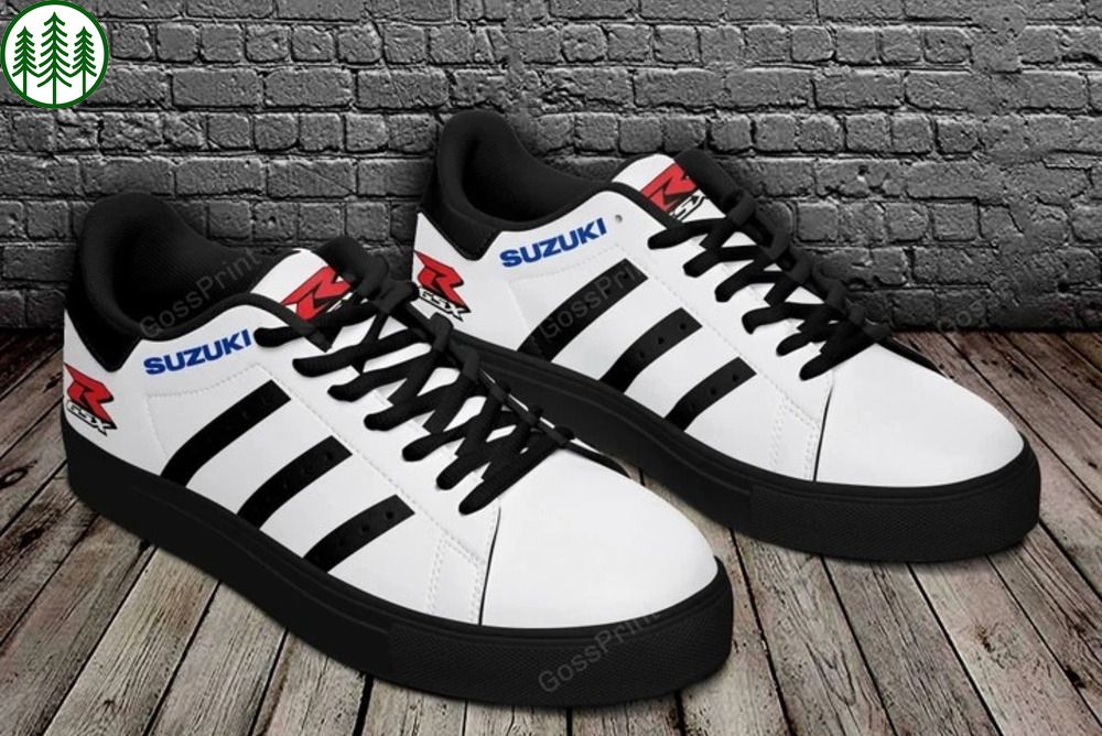 Suzuki GSX Black Stripes Stan Smith Low Top Shoes