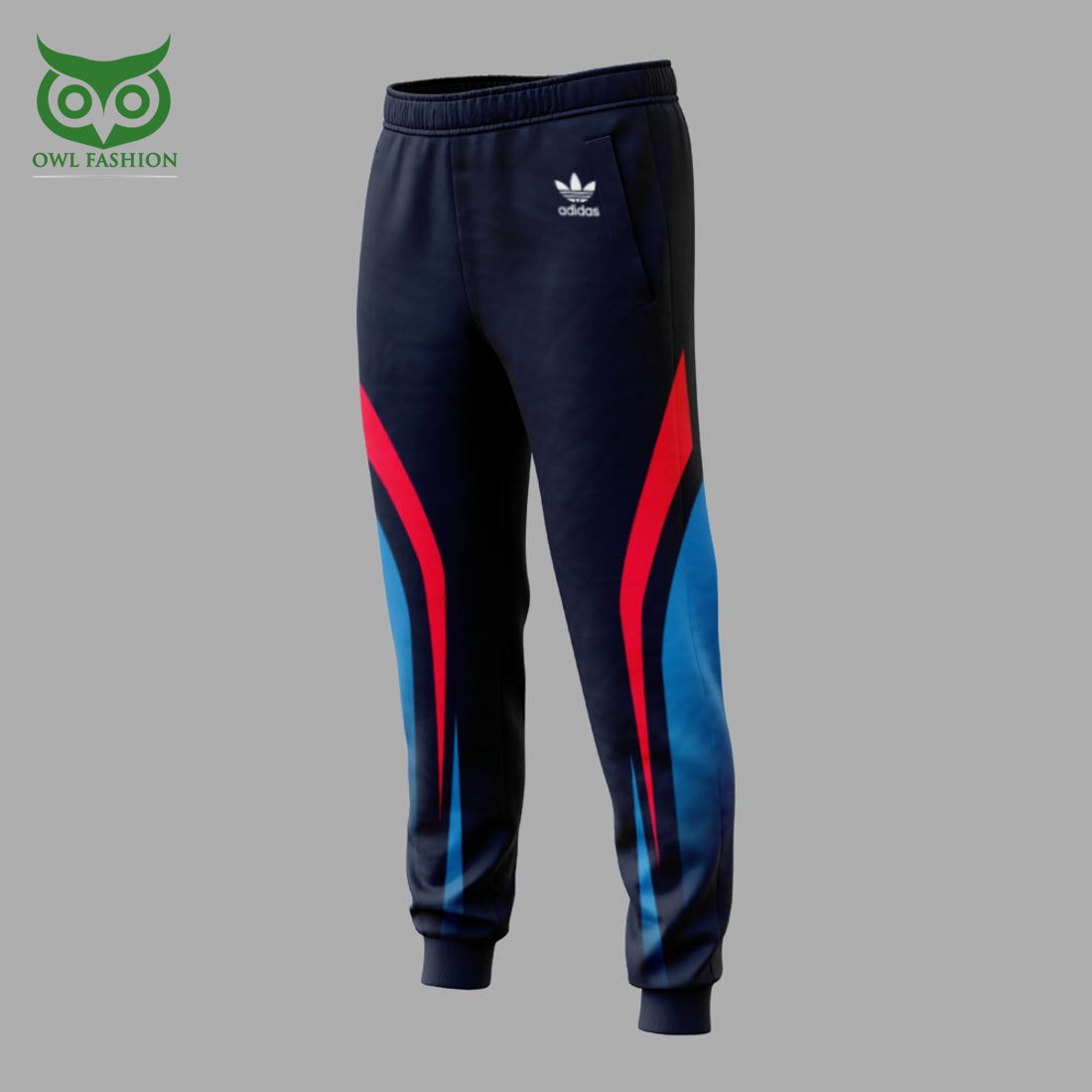 adidas blue red hoodie and sweatpants 2 YGaTX