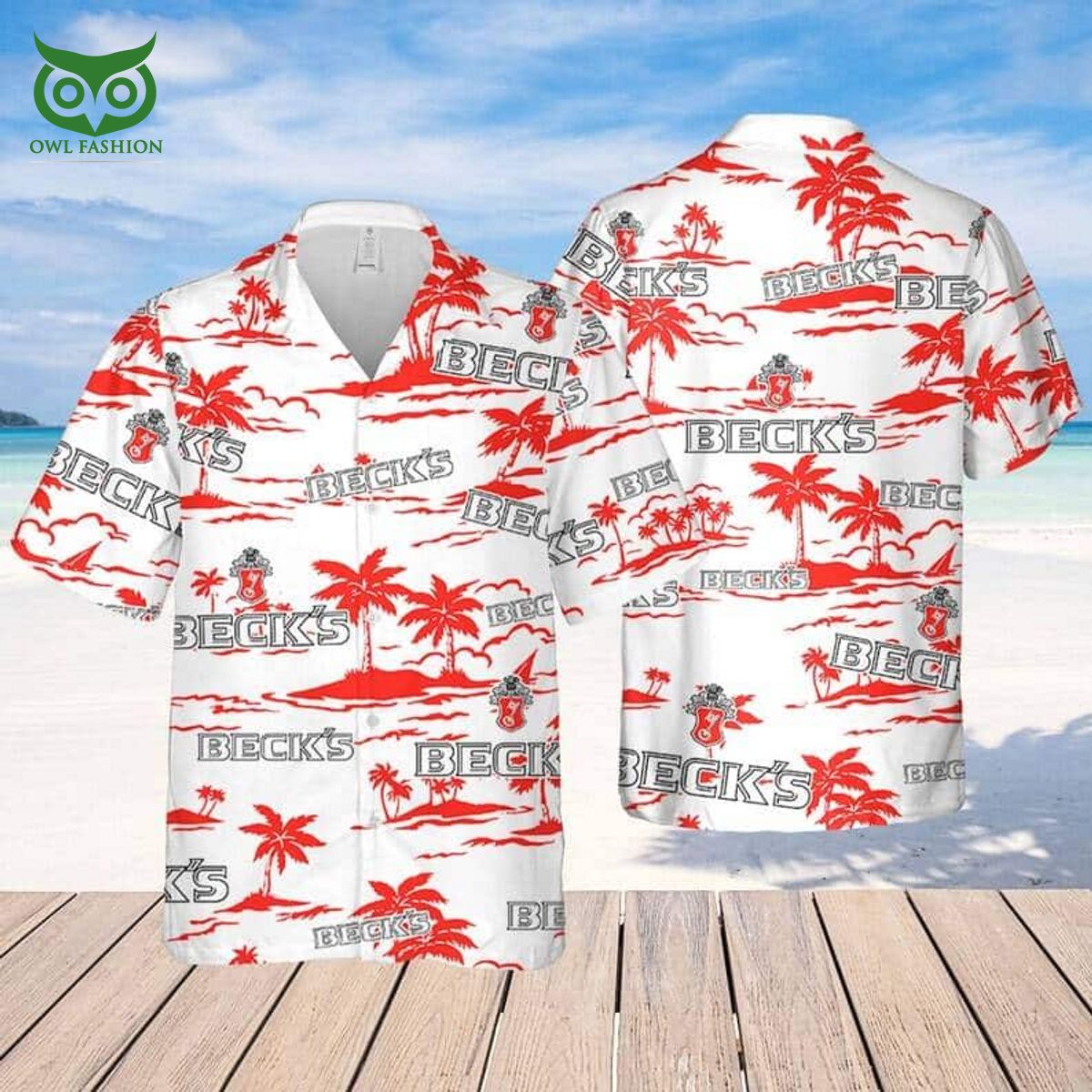 becks beer hawaiian shirt beach gift for friend 1 ftNTX