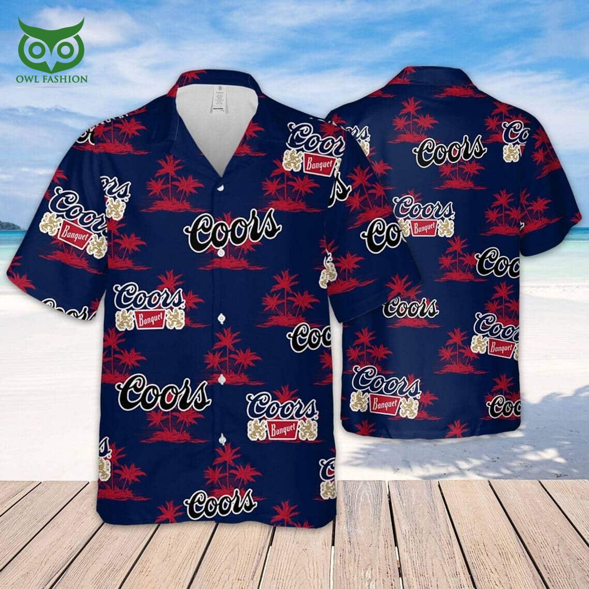 coors banquet beer island pattern limited hawaiian shirt 1 KaxVi