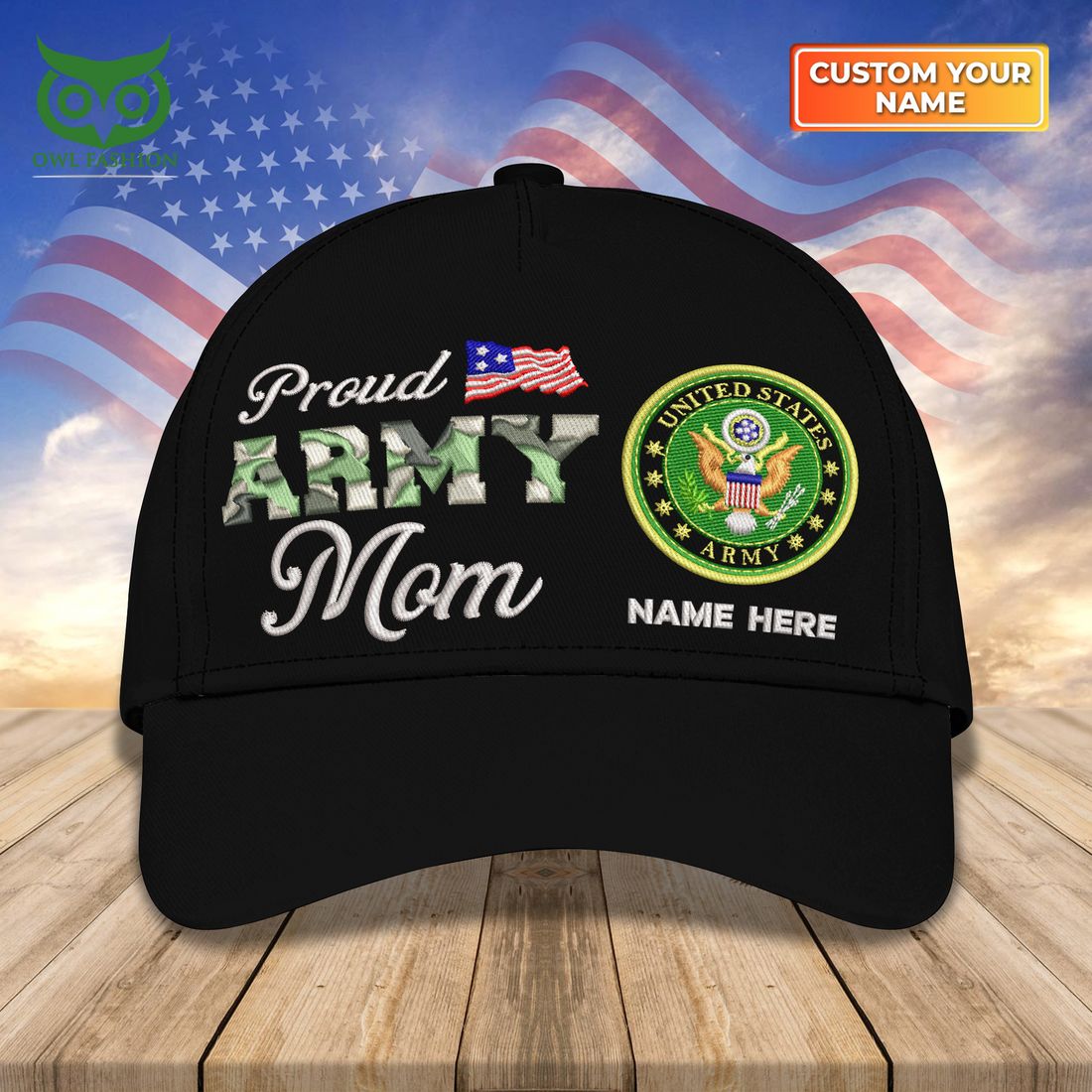 custom u s armed force proud army mom classic cap 1 PVlXD