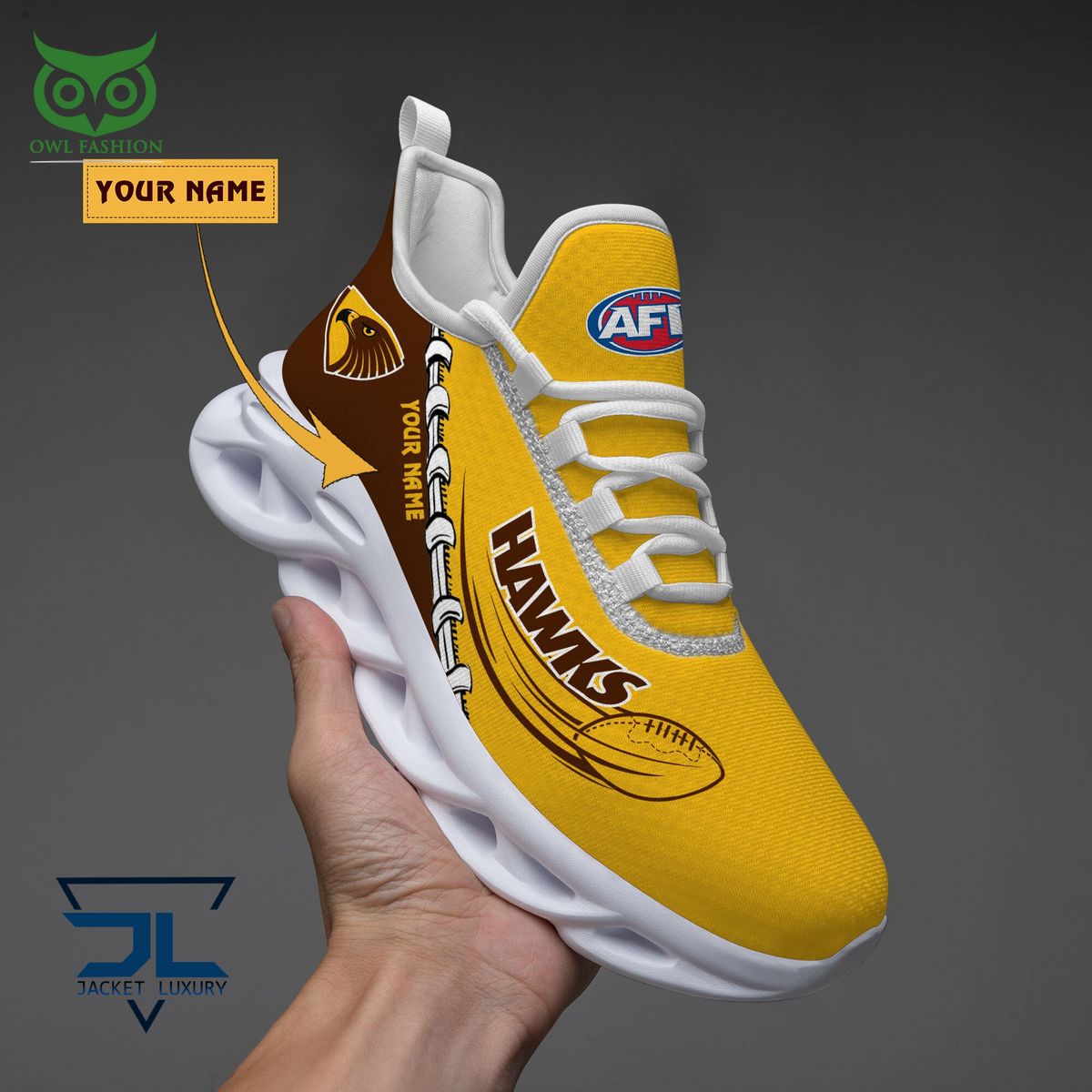 hawthorn football club afl personalized max soul shoes 1 RUOXd