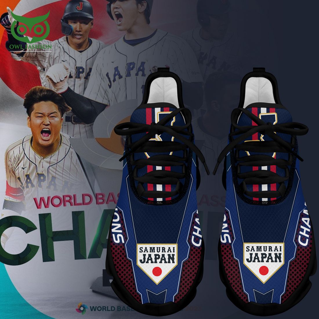 japan baseball running shoes 2023 world baseball classic blue champions 1 HhgLN
