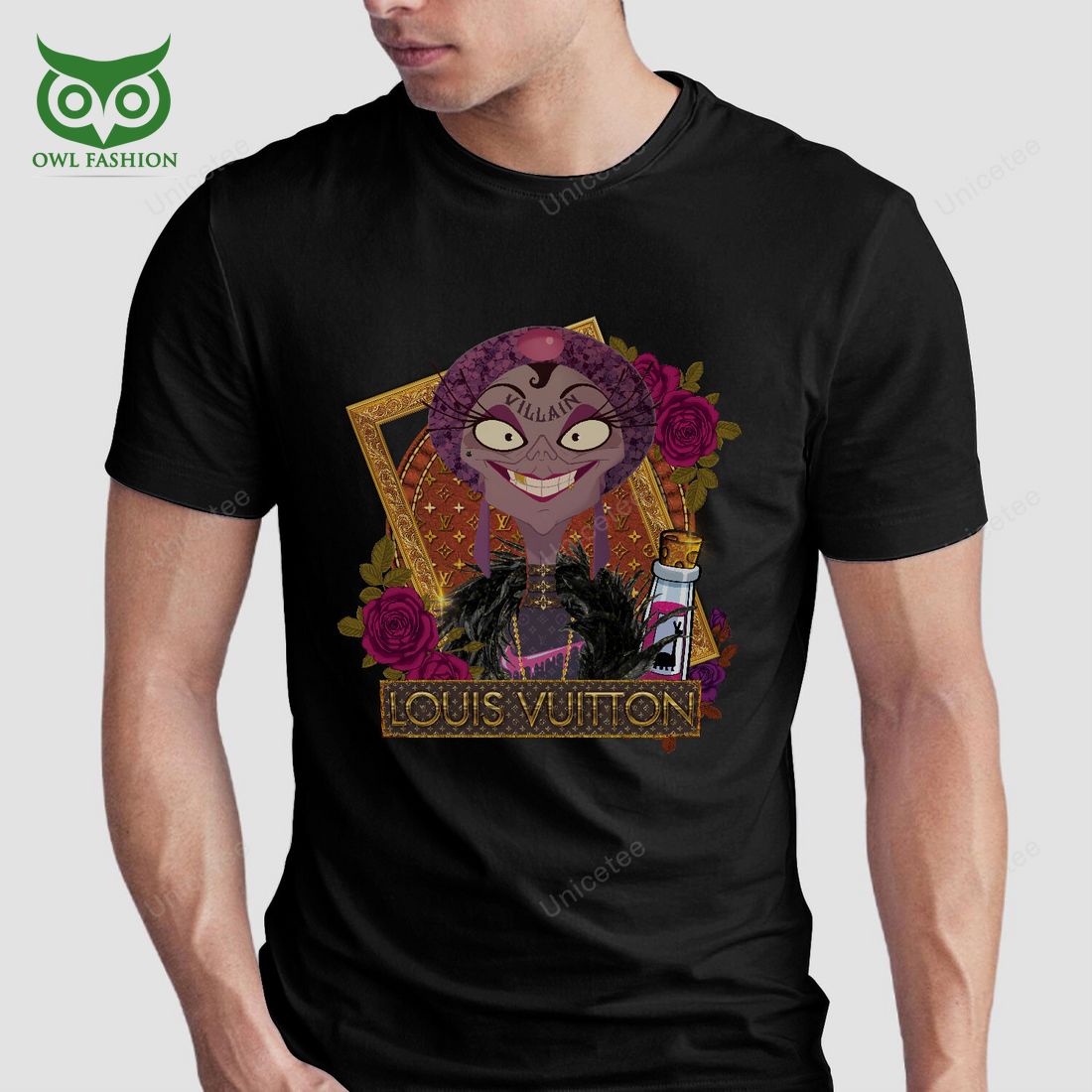 Louis Vuitton Yzma White 2D T-shirt - Owl Fashion Shop