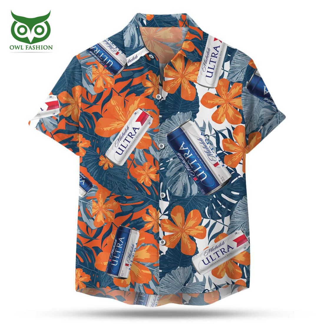 michelob ultra beer beach lovers gift hawaiian shirt 1 ACc9B