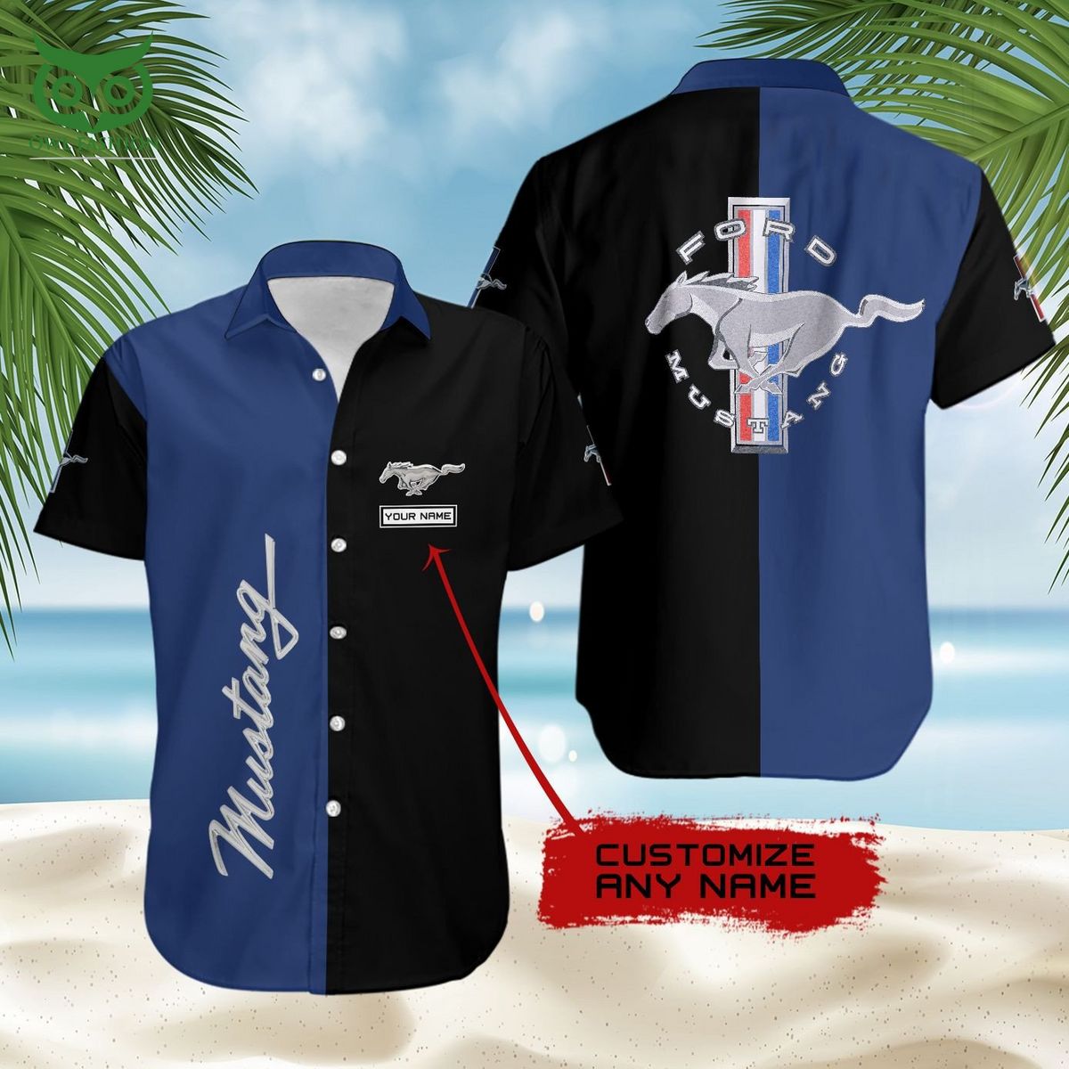 mustang legend brand personalized 3d hawaiian shirt 1 NFpnI