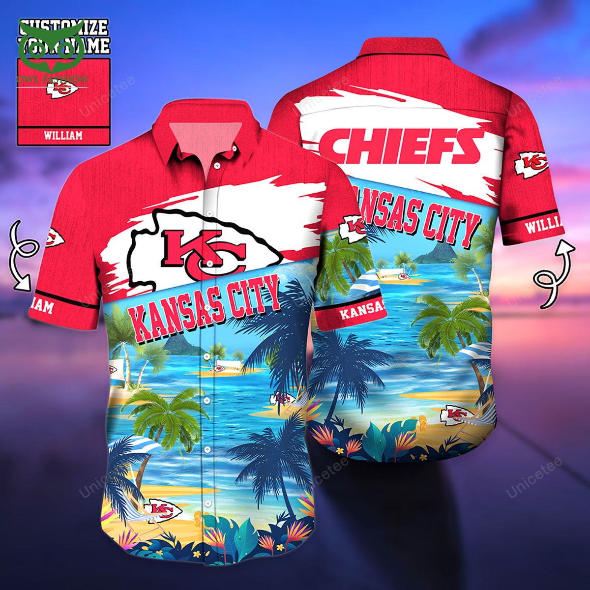 personalized kansas city chiefs sports team hawaiian shirt 1 nf8Fl