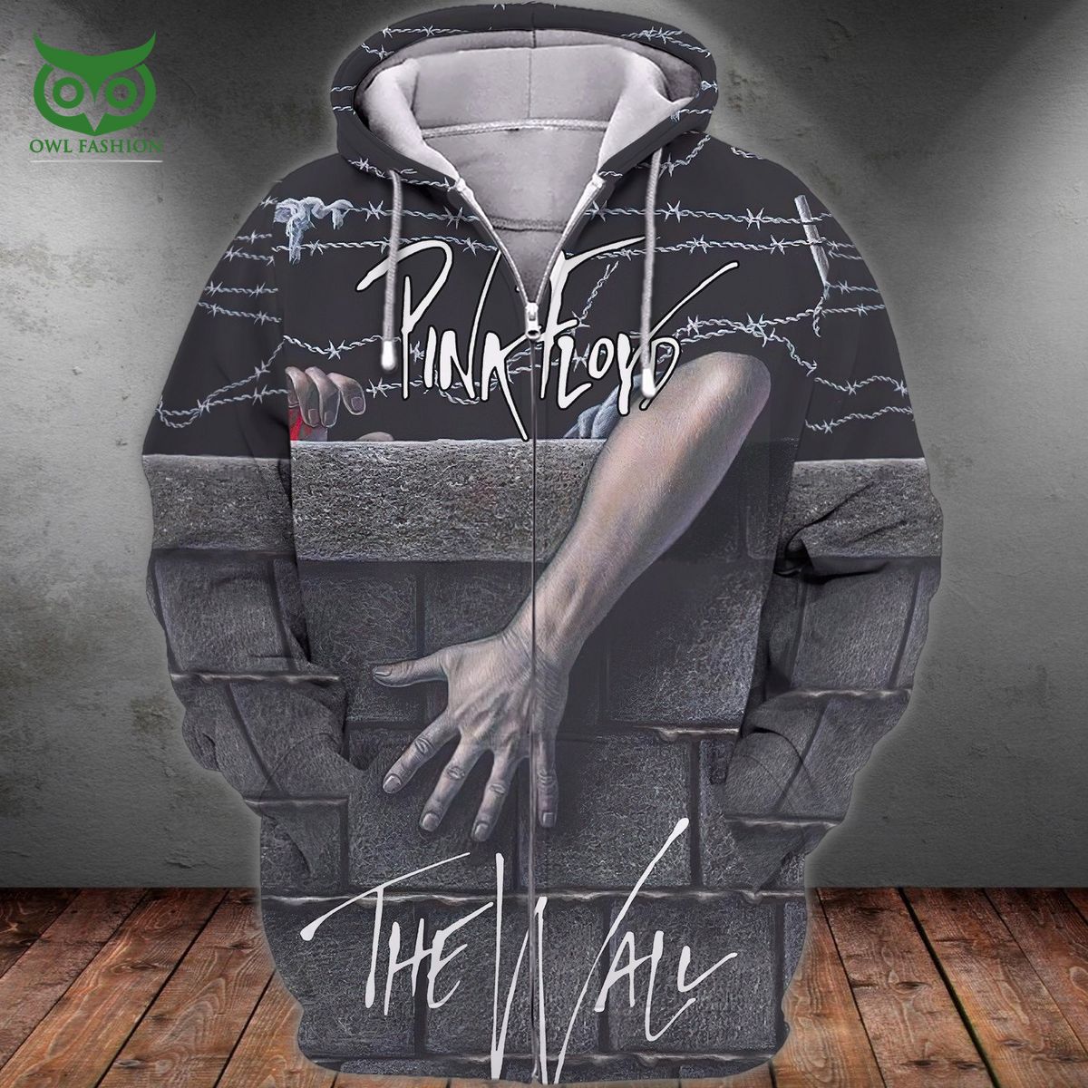 pink floyd the wall rock album 3d hoodie tshirt 1 6yjZN