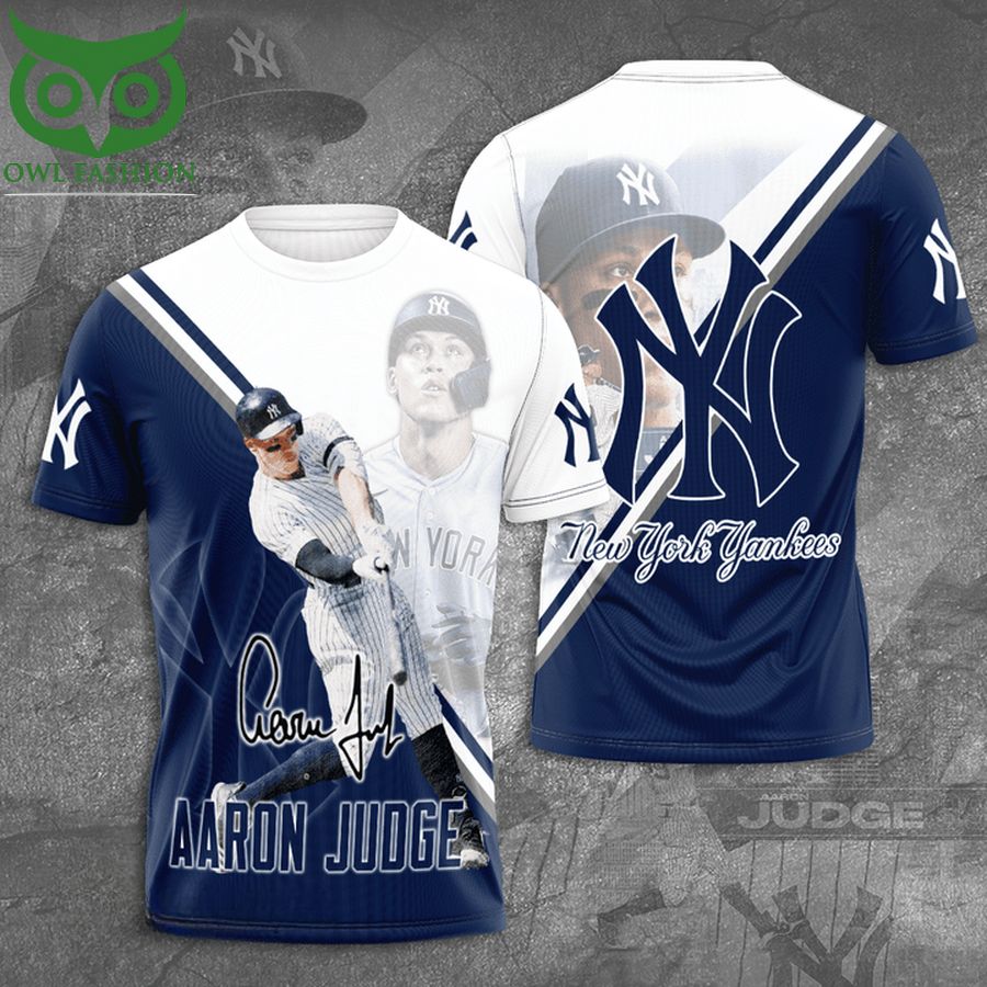 New York Yankees MLB Aaron Judge 3D Shirt