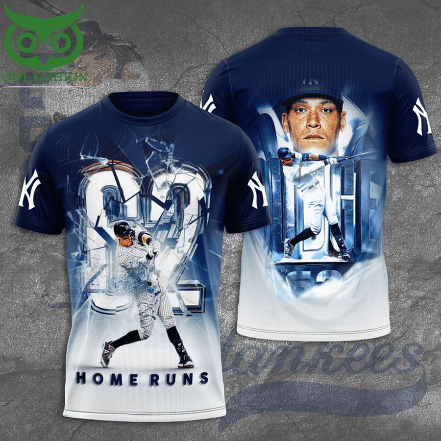 New York Yankees MLB Aaron Judge Home Runs 3D Shirt