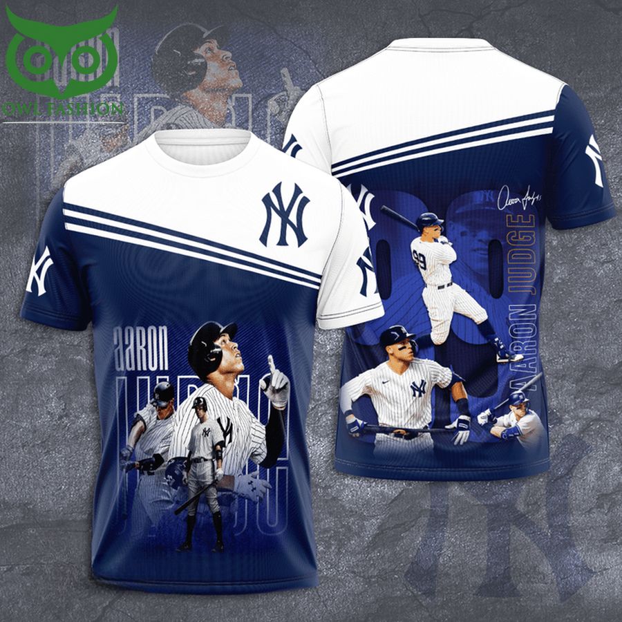 New York Yankees MLB Aaron Judge Player 3D Shirt
