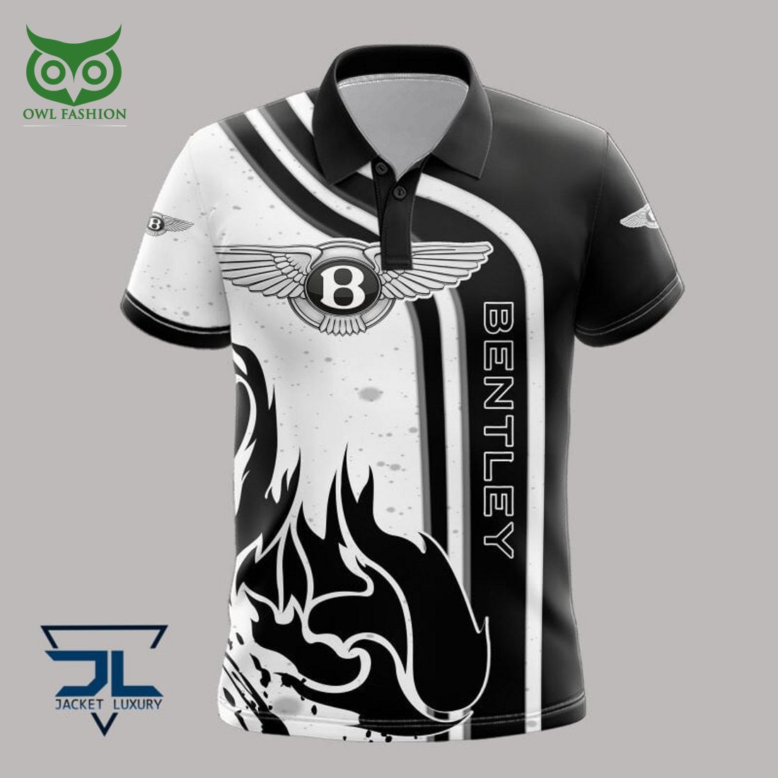 Bentley Motor Car 3D Tshirt Polo rays of calmness are emitting from your pic