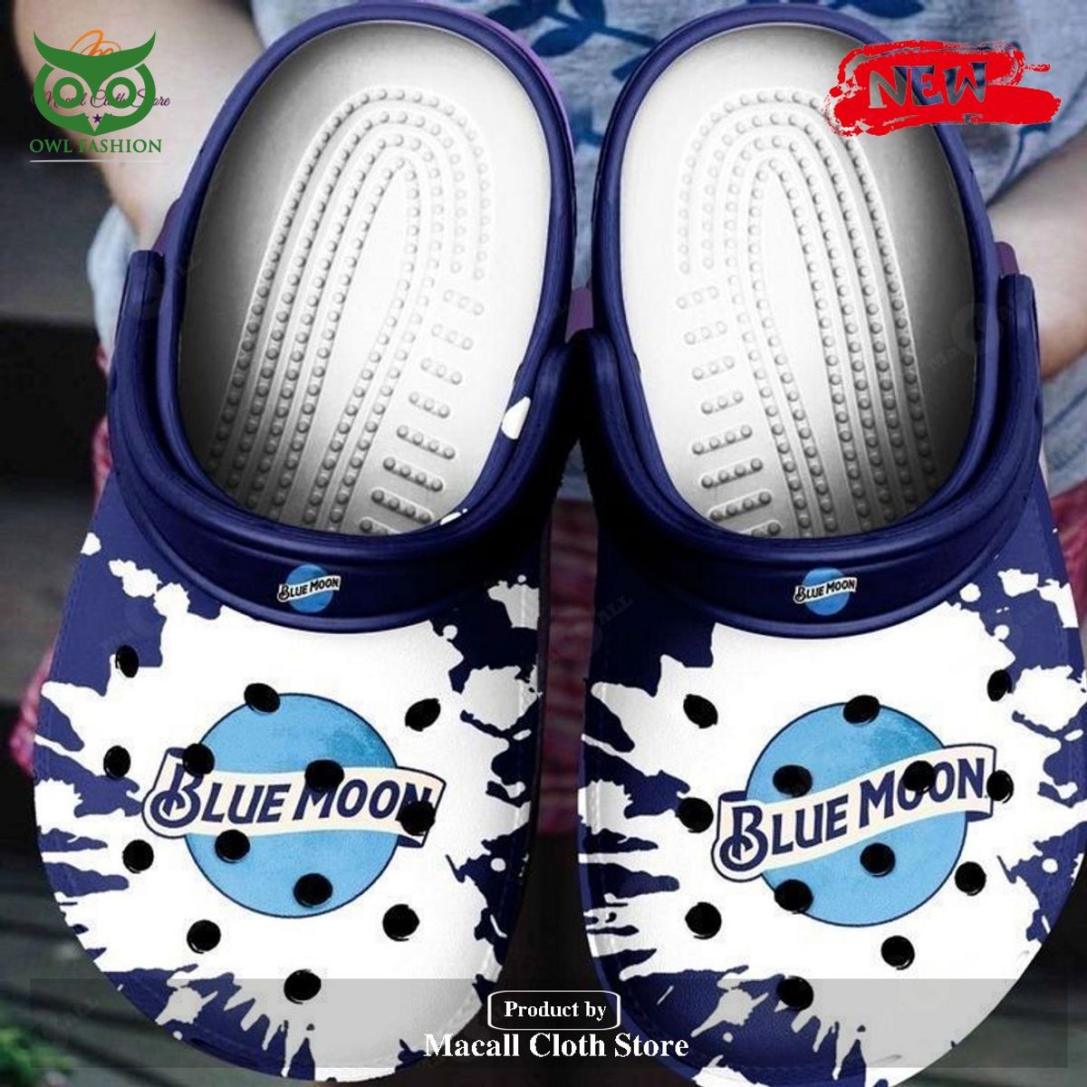 Blue Moon Beer Rubber Brand Crocs Clog You look so healthy and fit