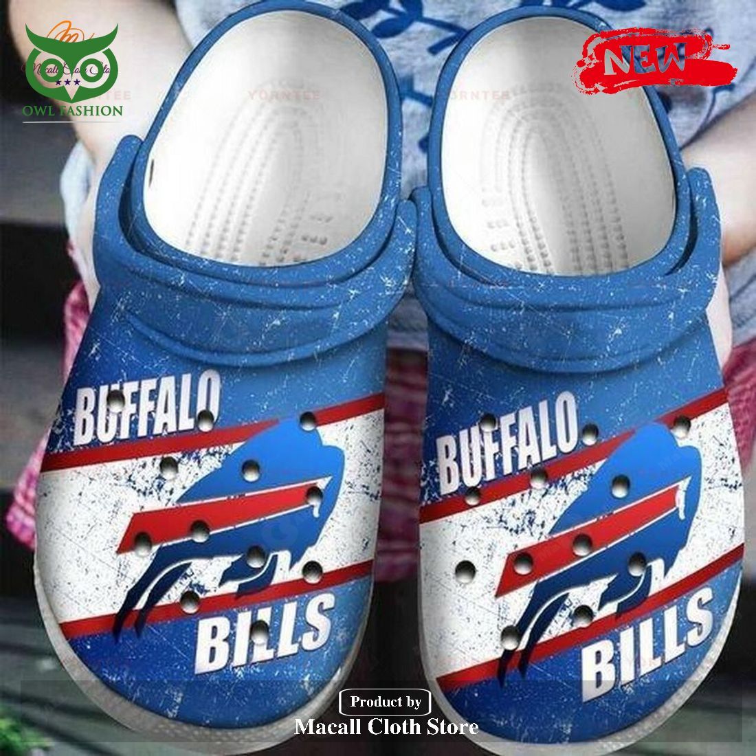 Buffalo Bills Football Unisex Crocs Clog Shoes You look lazy