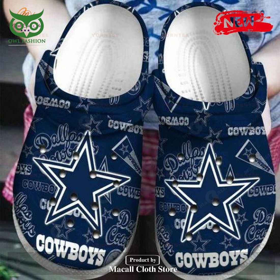 Dallas Cowboys Unisex Crocs Clog Shoes Hey! You look amazing dear