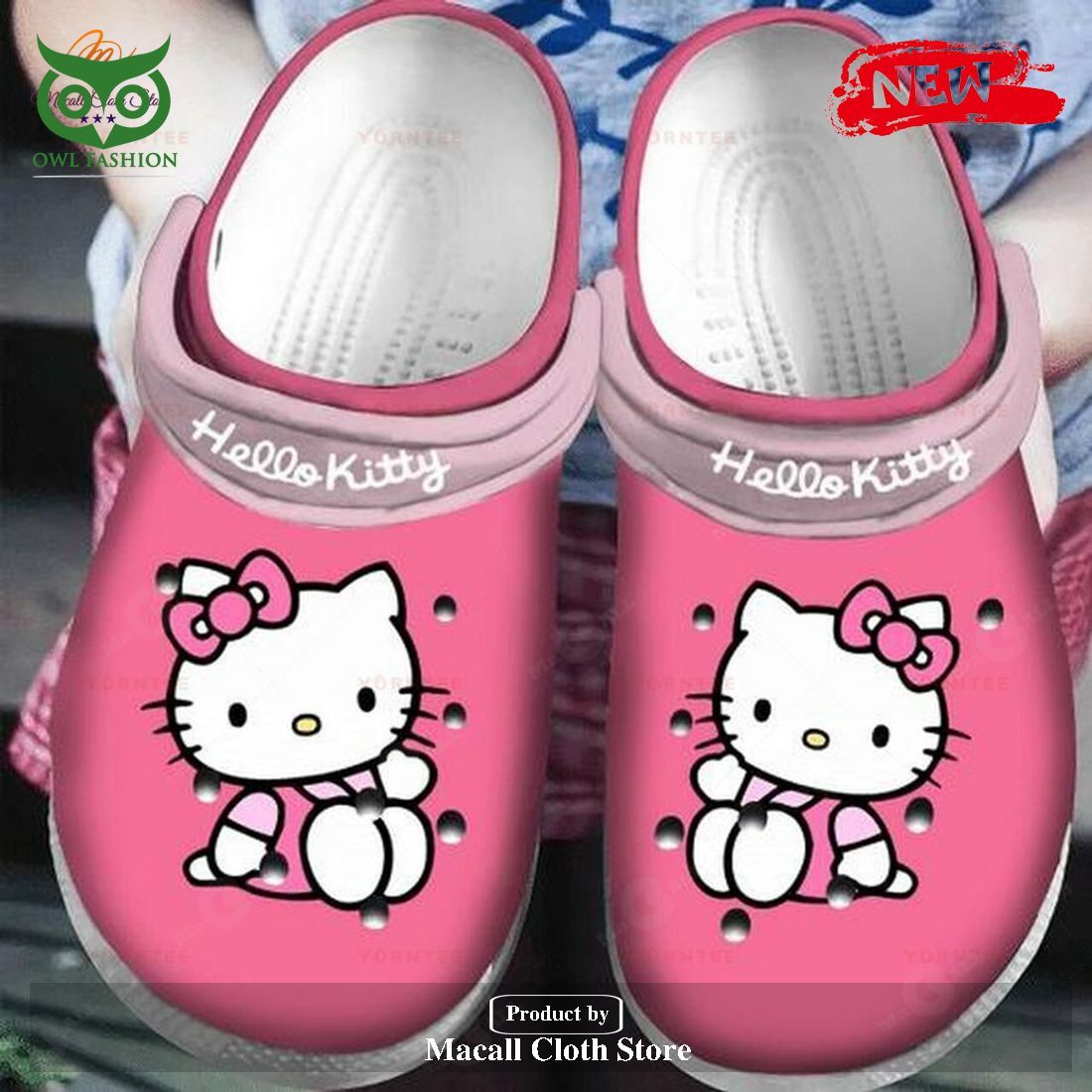 Hello Kitty Unisex Crocs Clog Shoes You look lazy