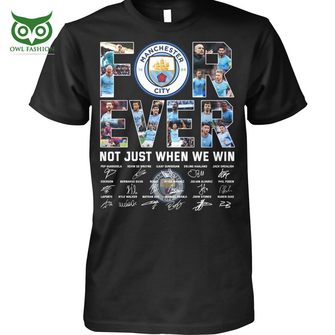 Manchester City Premier League Forever 2023 3D Shirt Stand easy bro