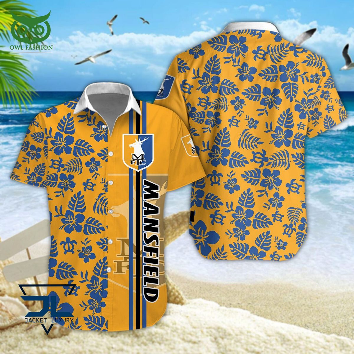 Mansfield Town Football EPL Championship Hawaiian Shirt Good click