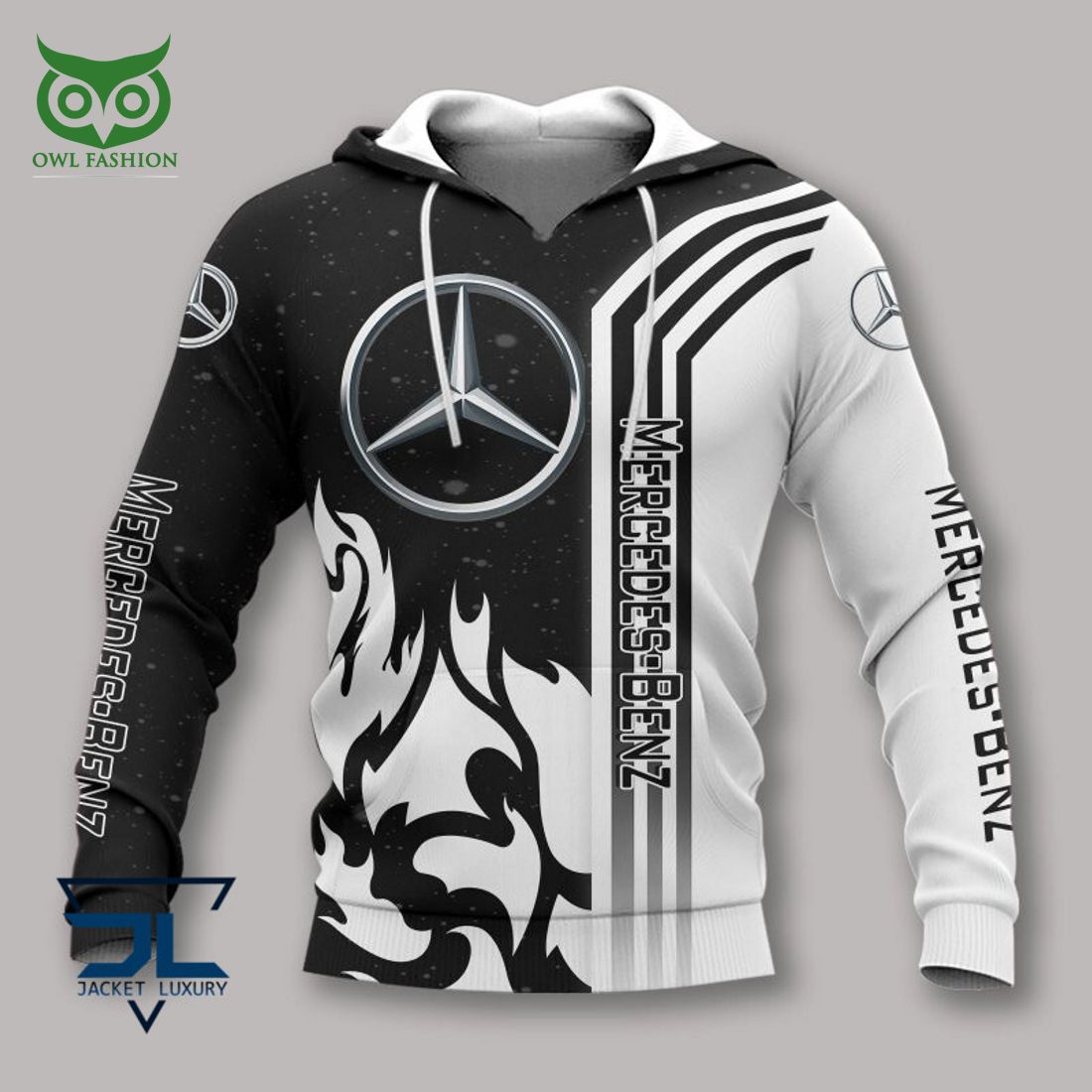 Mercedes-Benz Motor Car 3D Tshirt Polo