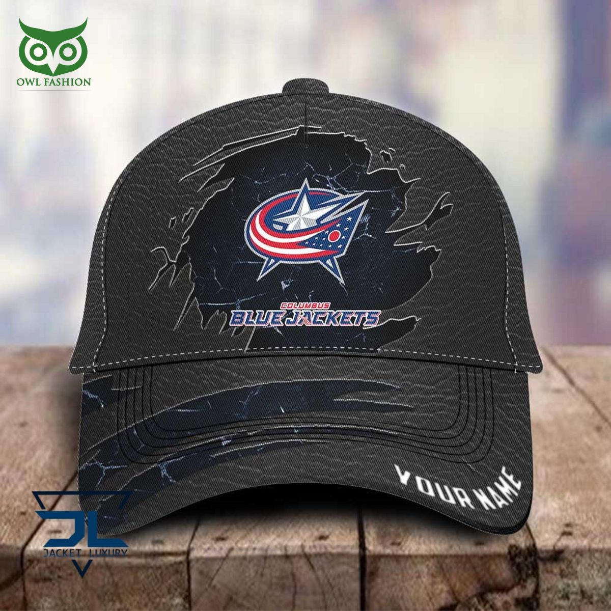 NHL Columbus Blue Jackets Customized Hockey Classic Cap Rejuvenating picture