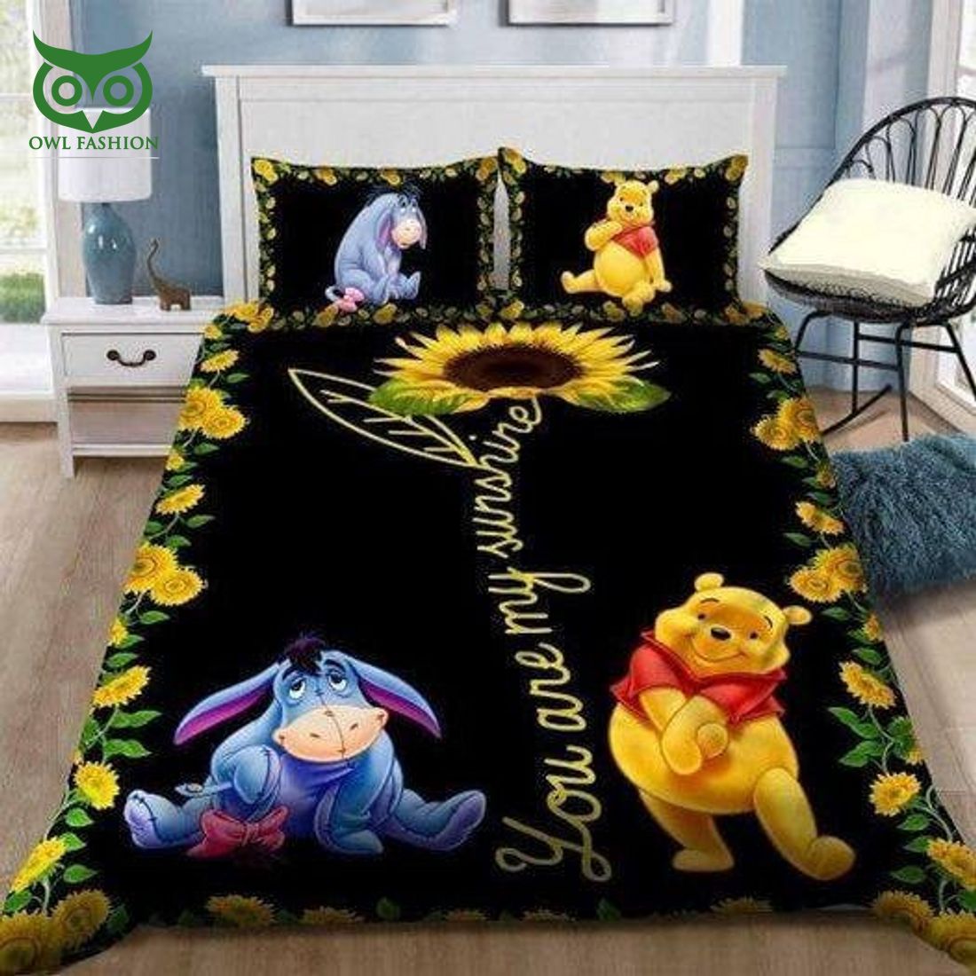 Winnie The Pooh You Are My Sunshine Bedding Set Long time