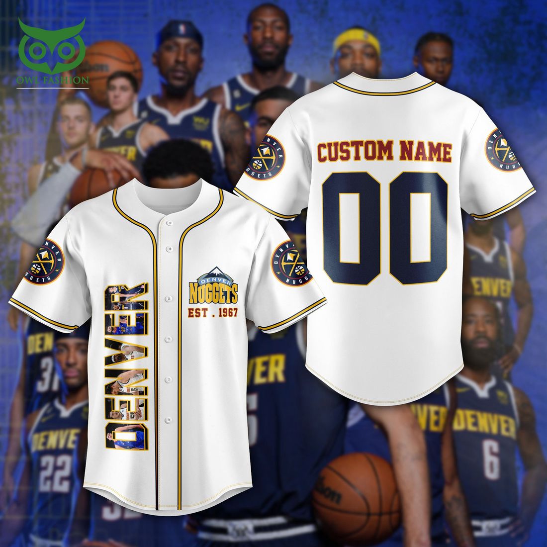 2023 NBA Champions Bring It In Denver Nuggets Personalized Navy Design  Baseball Jersey - Growkoc