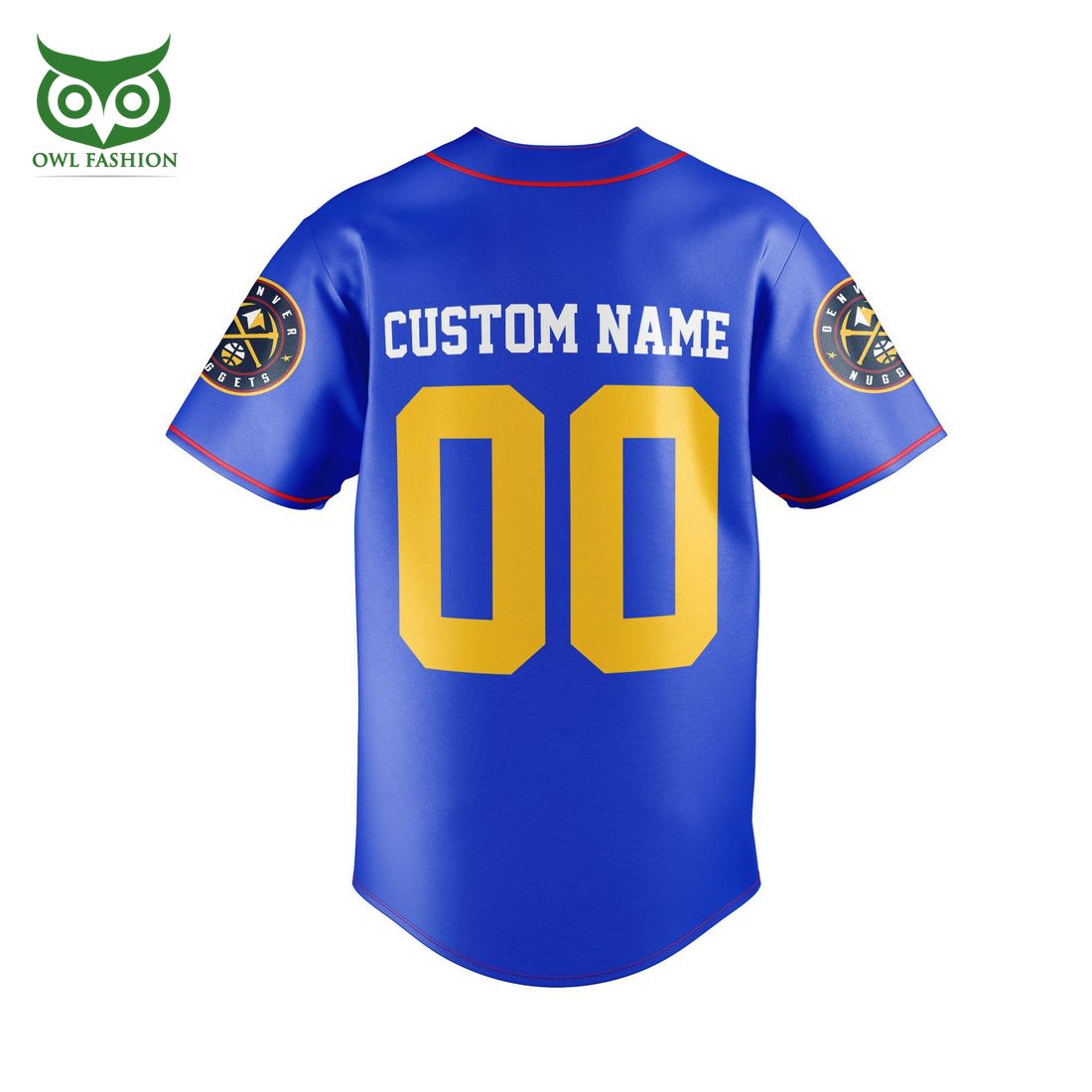 Custom Name Number Color Denver Nuggets NBA 2023 Baseball Jersey - Owl  Fashion Shop