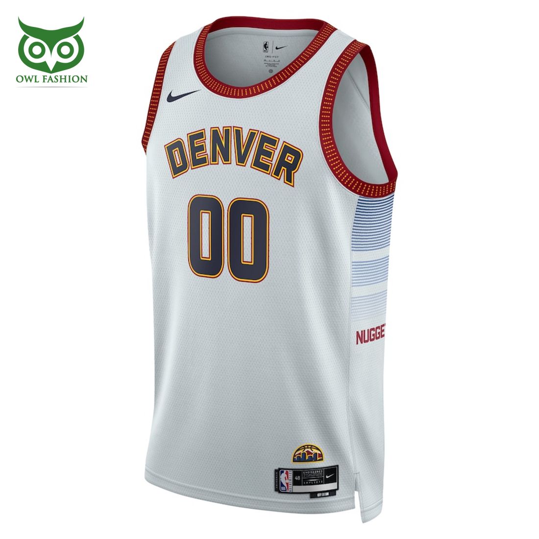 Custom Name Number Denver Nuggets NBA 3D Jersey You tried editing this time?