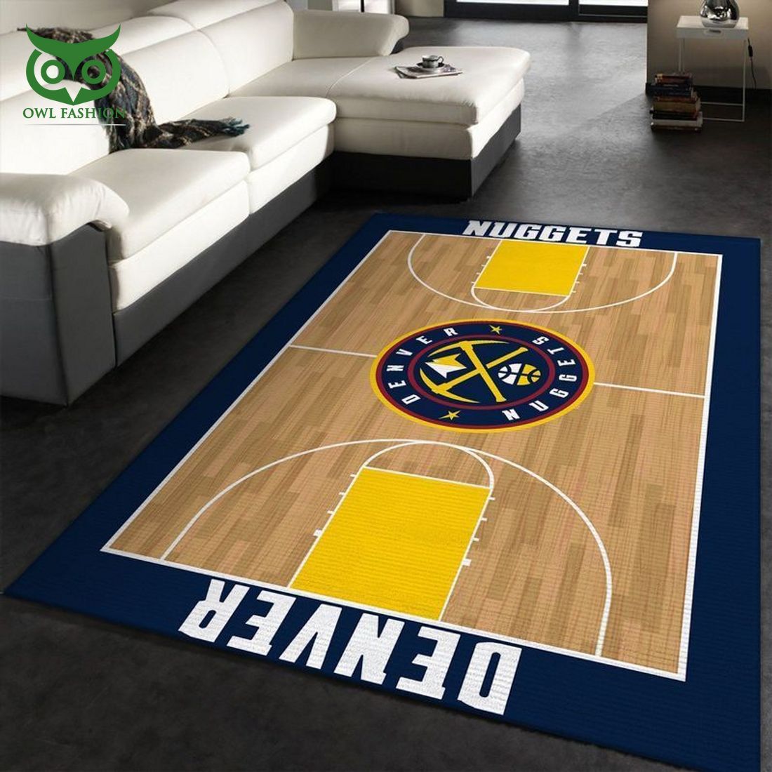 Denver Nuggets NBA 2023 Basketball Team Carpet Rug Coolosm