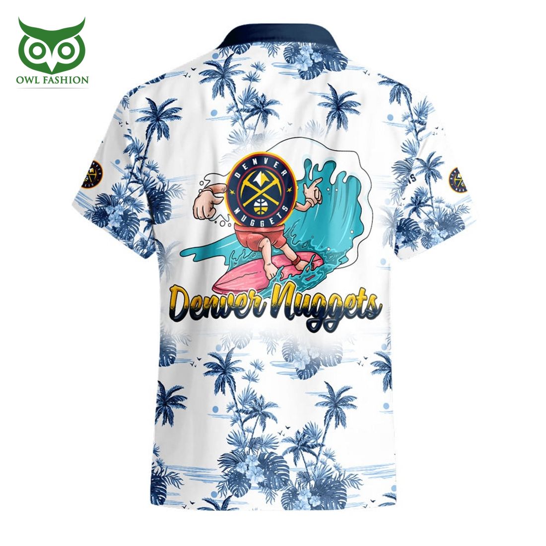 Denver Nuggets NBA with Logo 3D T-shirt Hoodie - Owl Fashion Shop