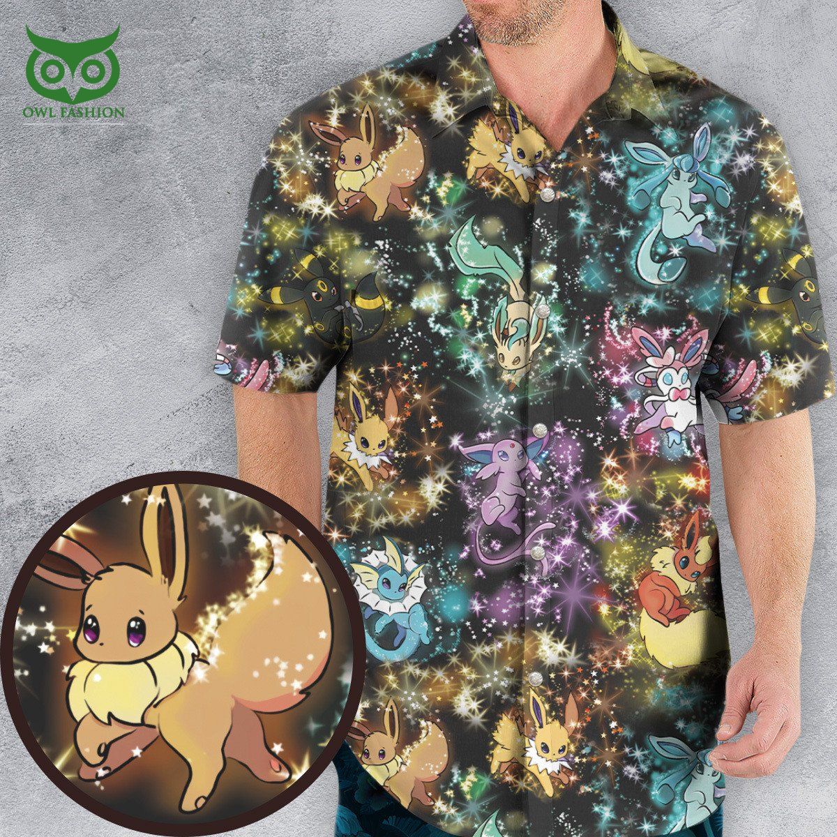Eevee Evolution in the Galaxy New 2023 Hawaiian Shirt Best click of yours