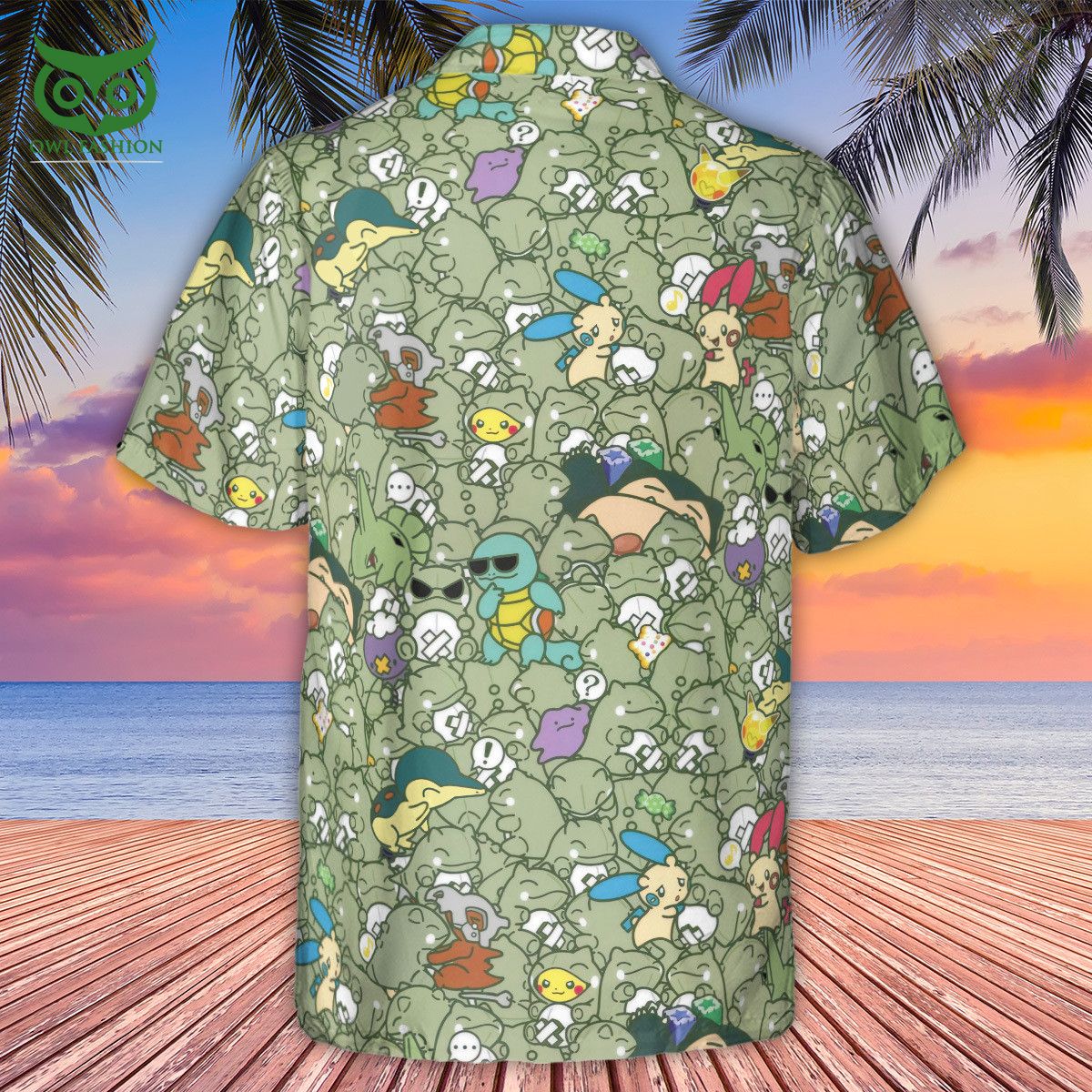 Team Pink Pokemon Pattern New 2023 Hawaiian Shirt - Owl Fashion Shop