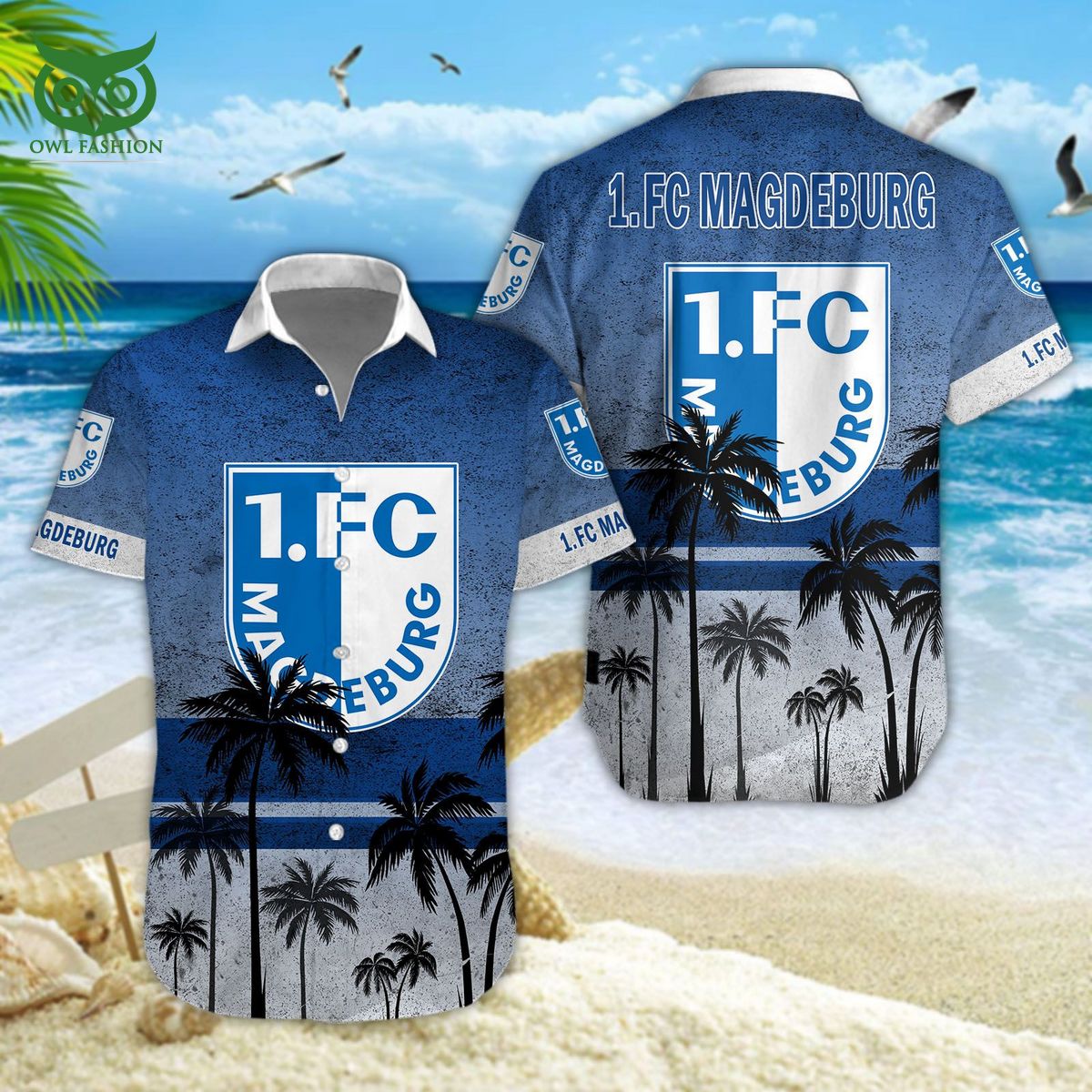 FC Magdeburg Bundesliga Champion 3D Hawaiian Tshirt Shorts Wow, cute pie